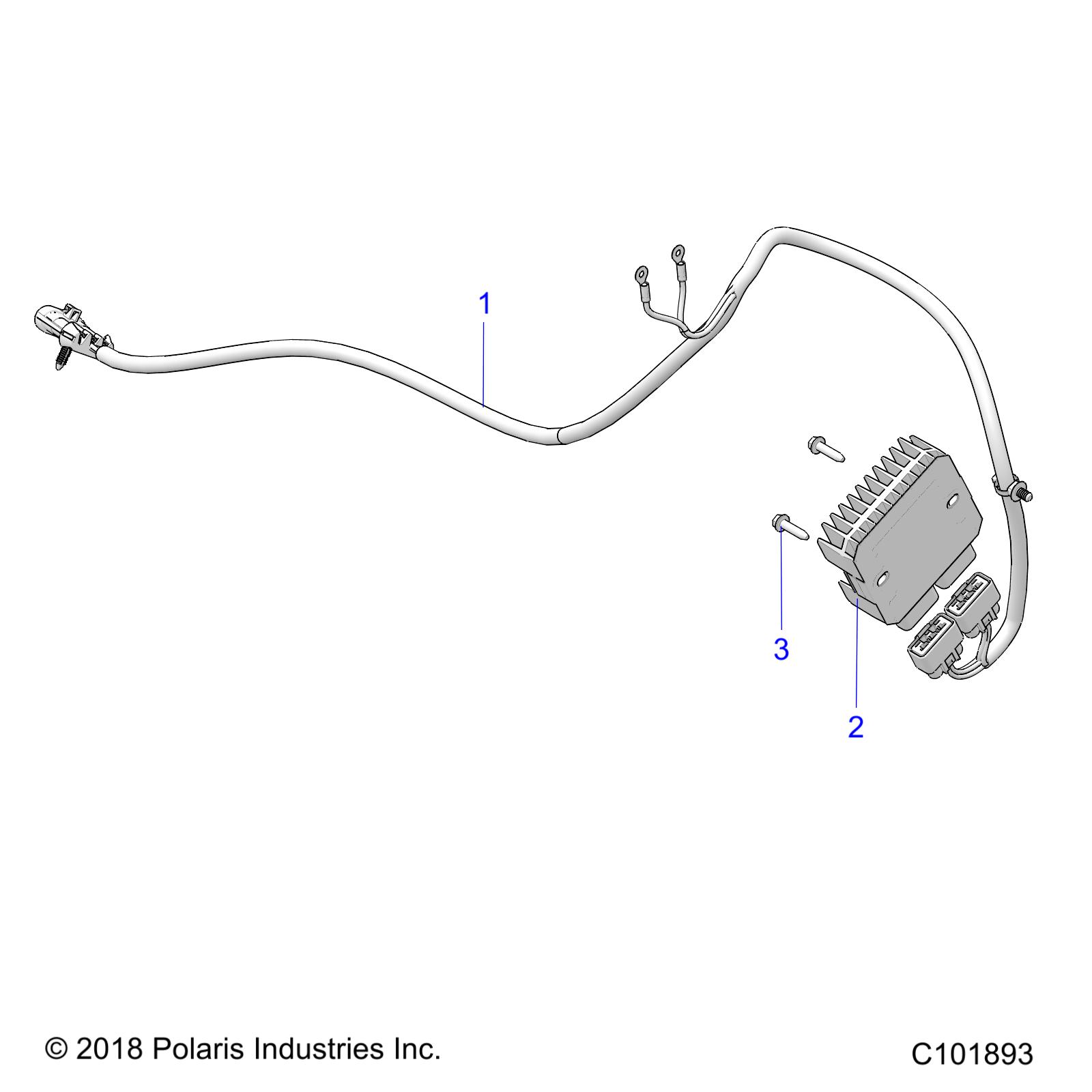 Foto diagrama Polaris que contem a peça 2414819