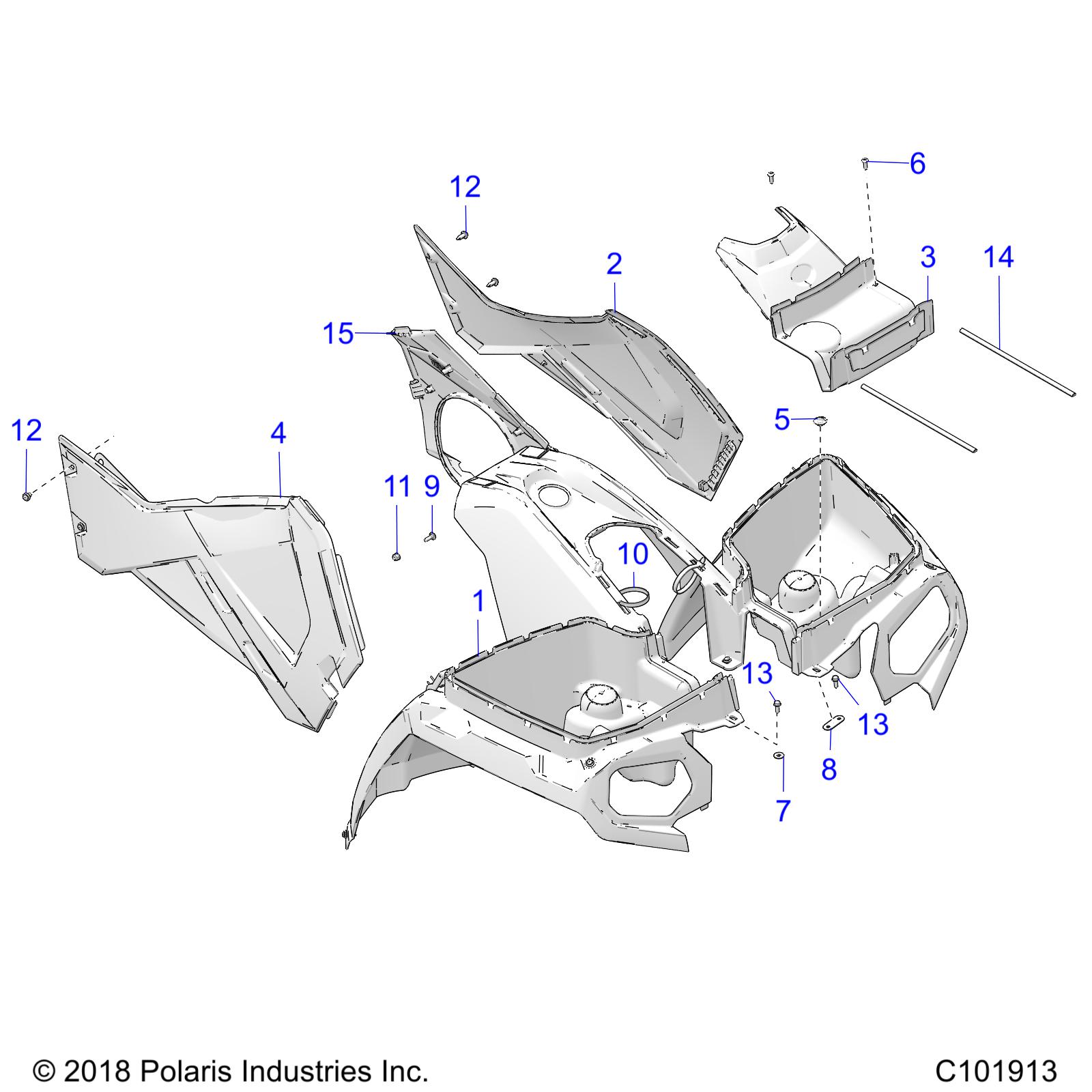 Part Number : 2637112-724 ASM-CAB FR NHOM 2 OC PNT R.BLU