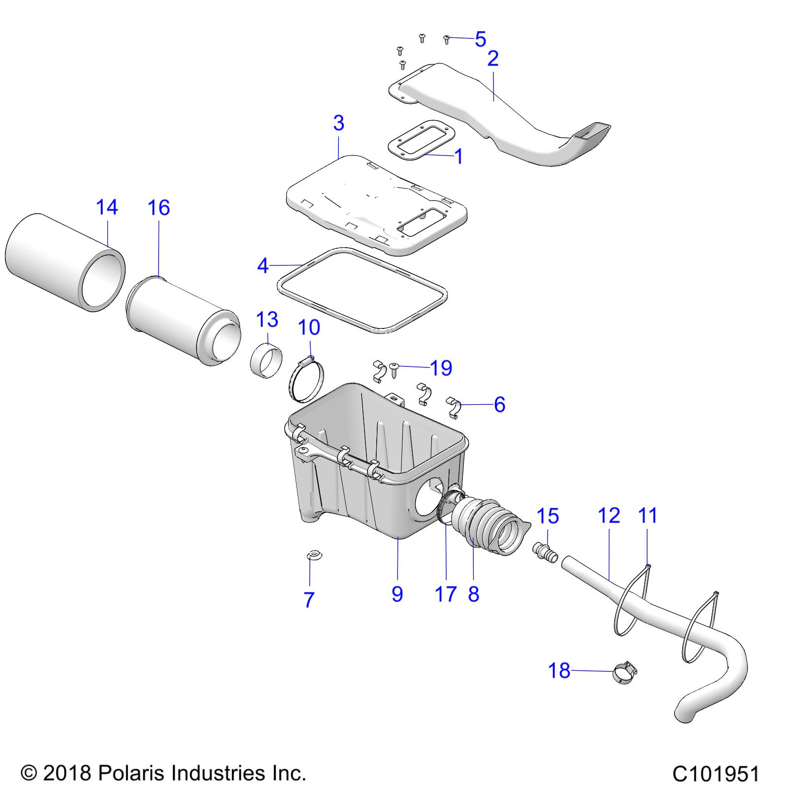 Part Number : 5454940 DUCT-AIR INLET 1UP