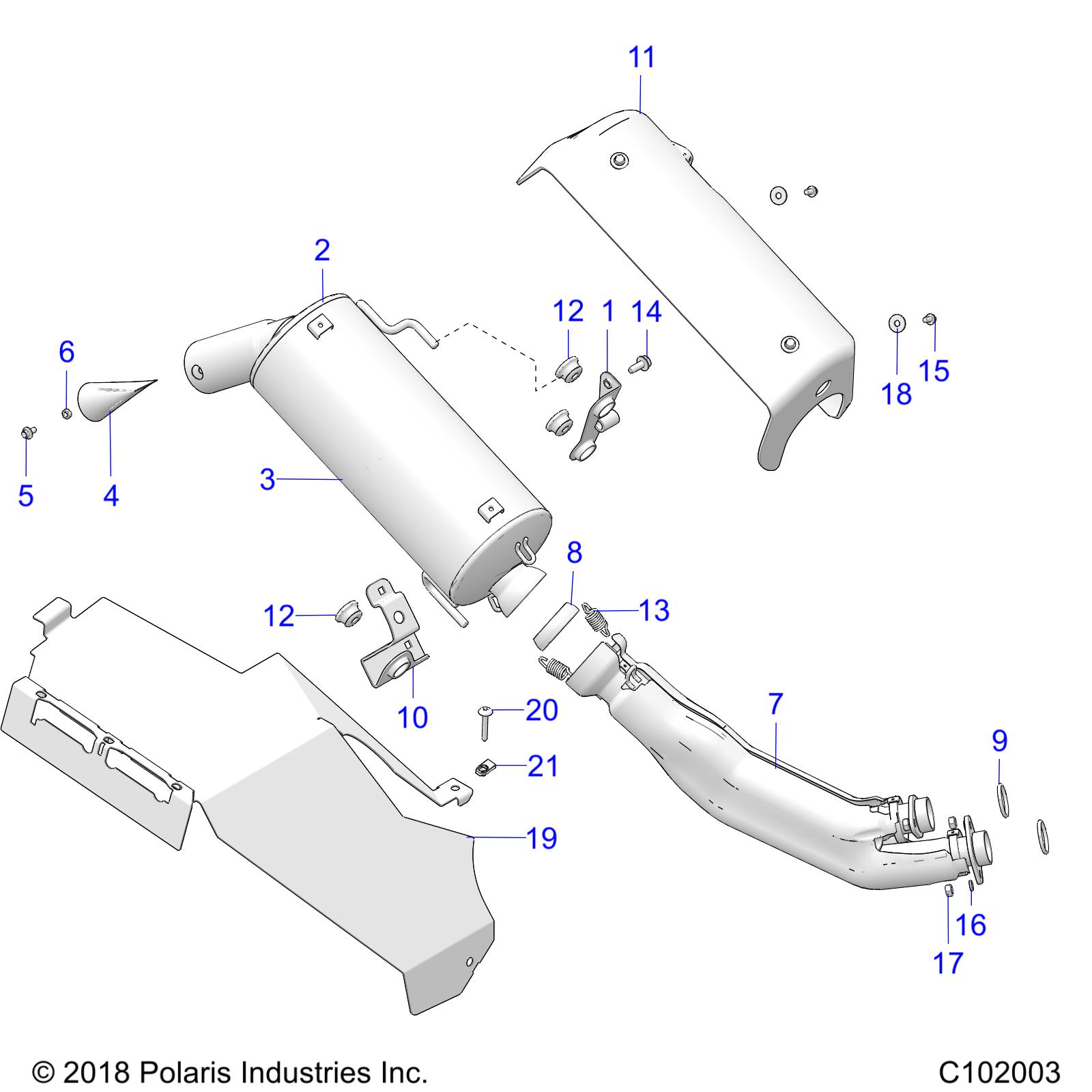 Foto diagrama Polaris que contem a peça 5263705