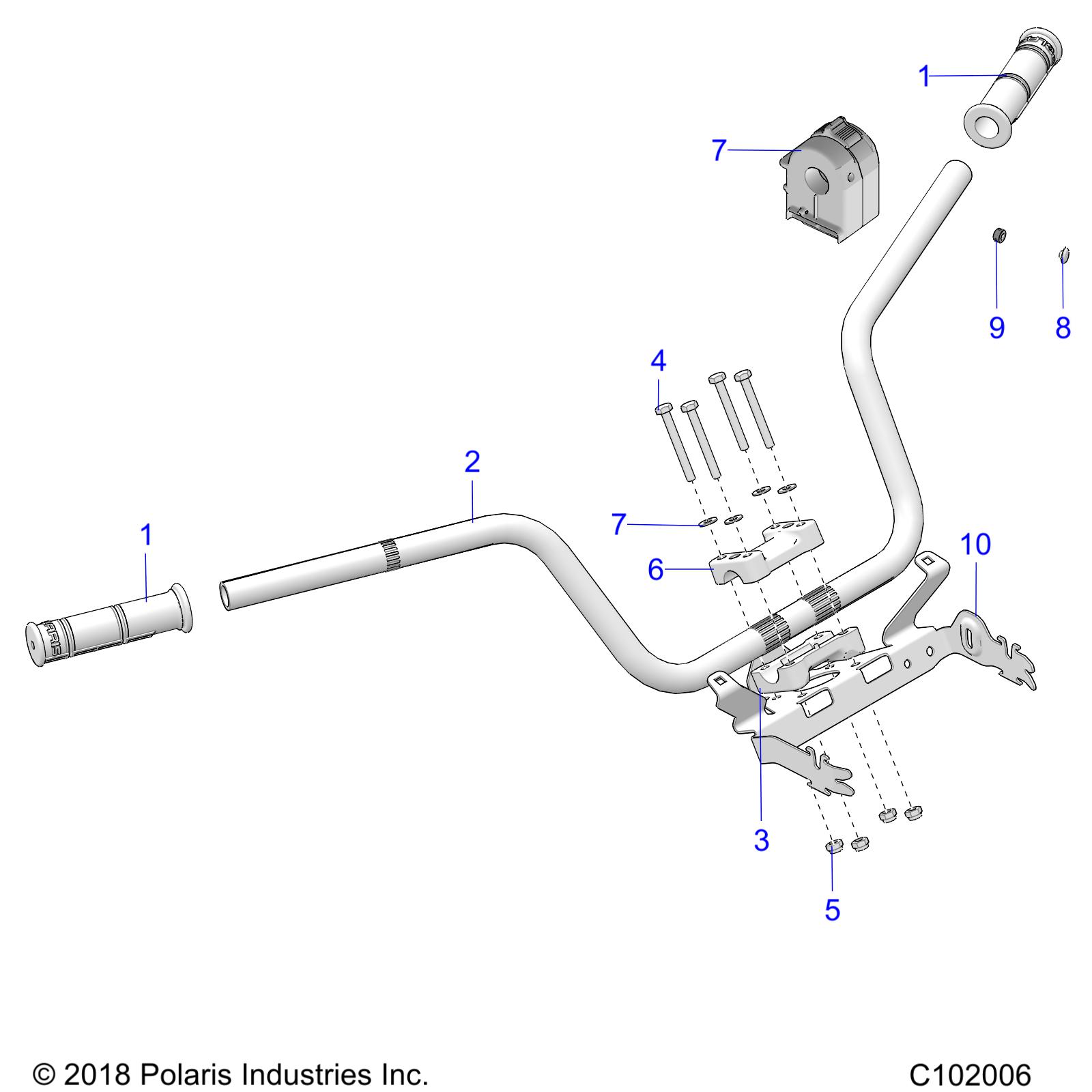 Part Number : 4019044 CONTROL  HI/LO/OFF  LEFT