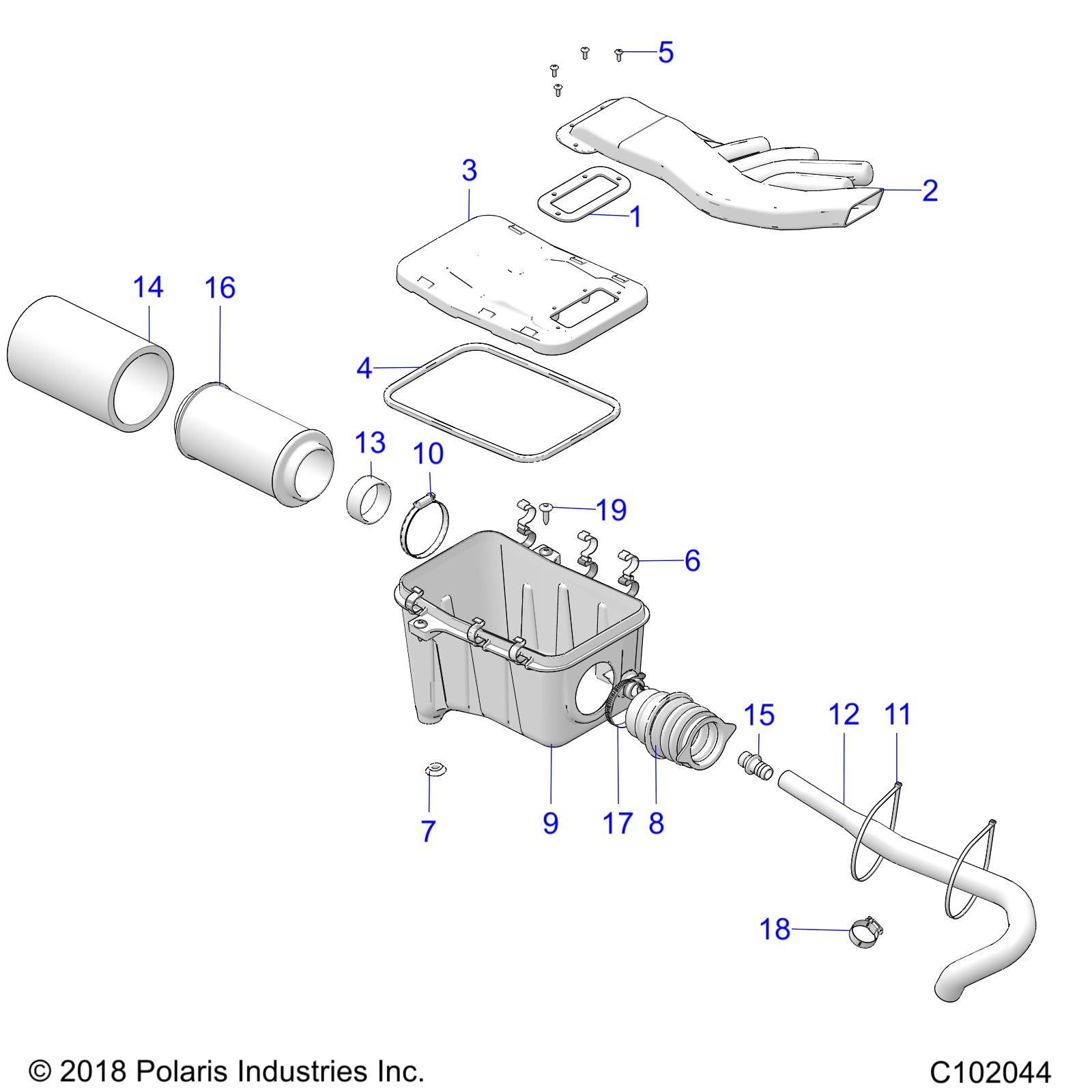 Part Number : 5416882 HOSE-BREATHER SILICONE