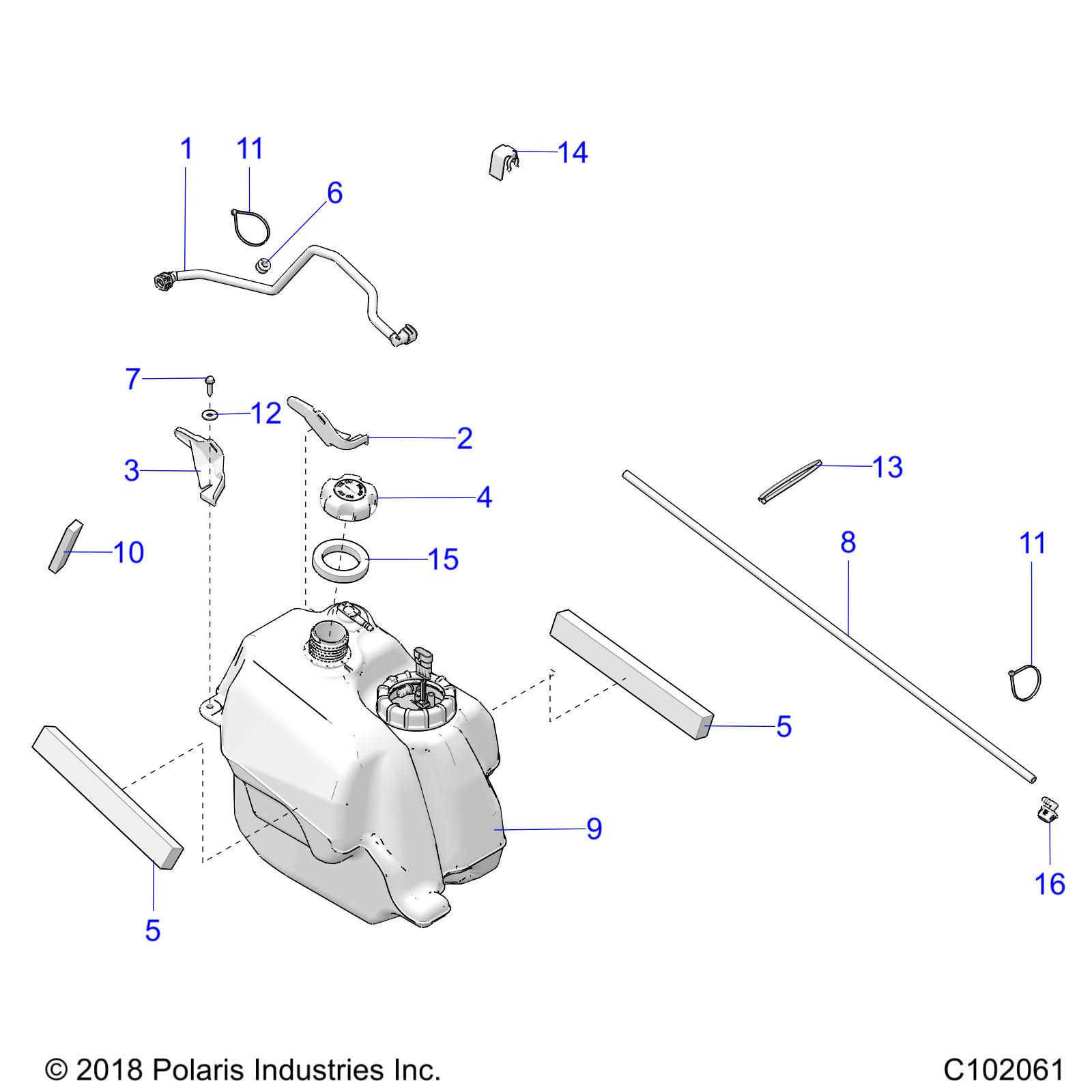 Part Number : 2208126 ATV FUEL PUMP SERVICE KIT