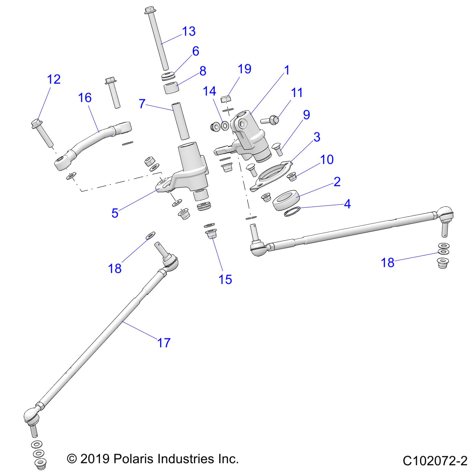 Foto diagrama Polaris que contem a peça 5142900