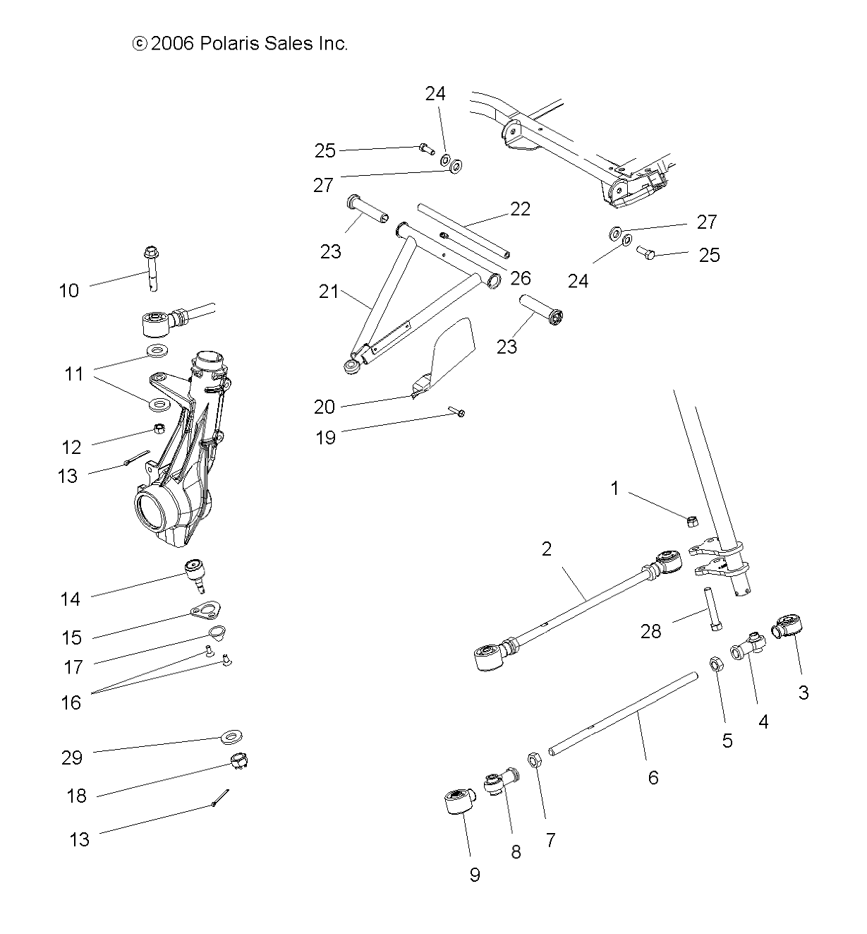 Foto diagrama Polaris que contem a peça 7555957