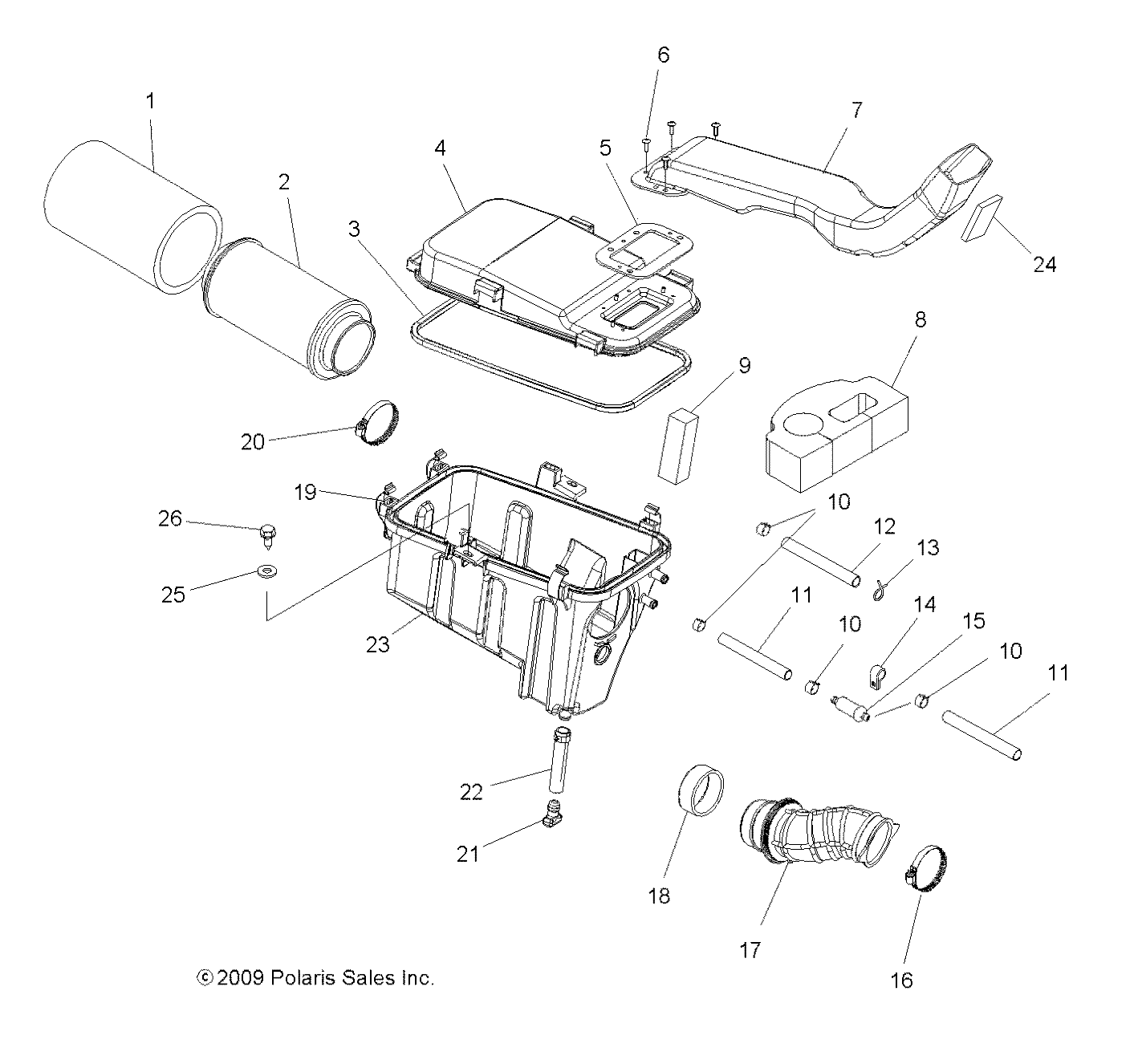 Part Number : 5438031 AIR INTAKE DUCT