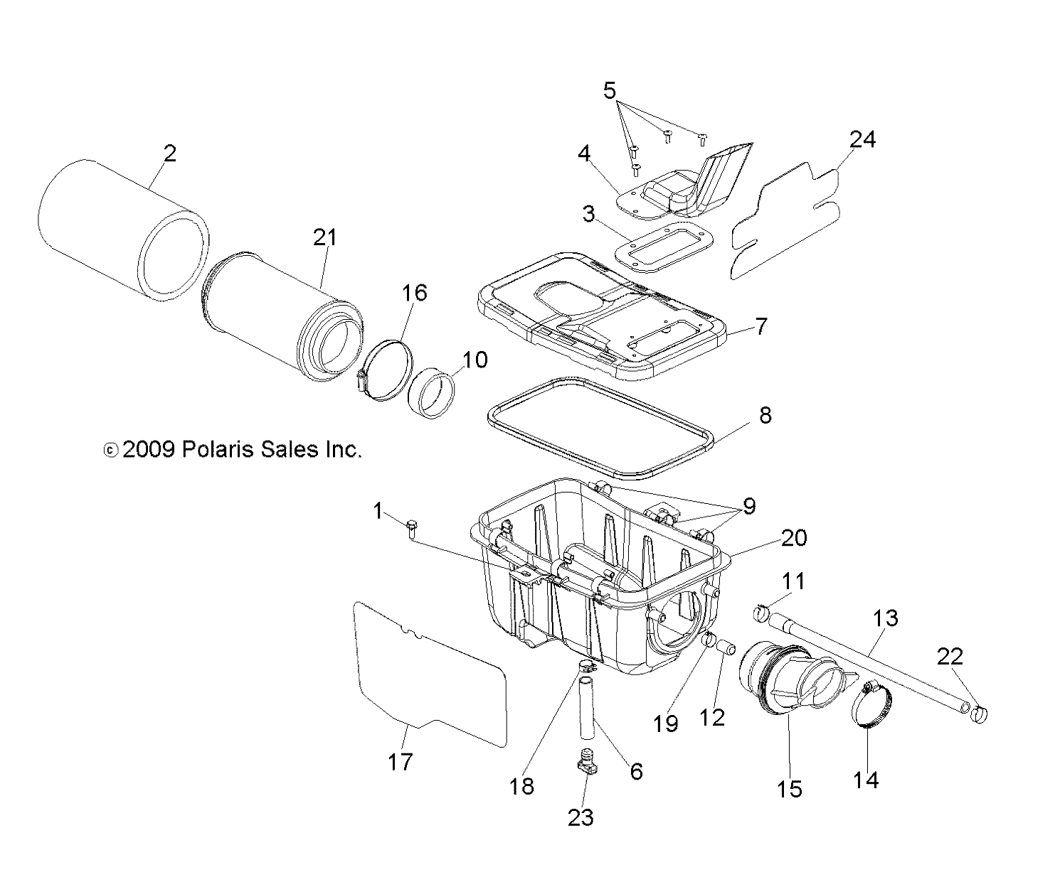 Part Number : 5438095 DUCT-INLET AIRBOX COVER