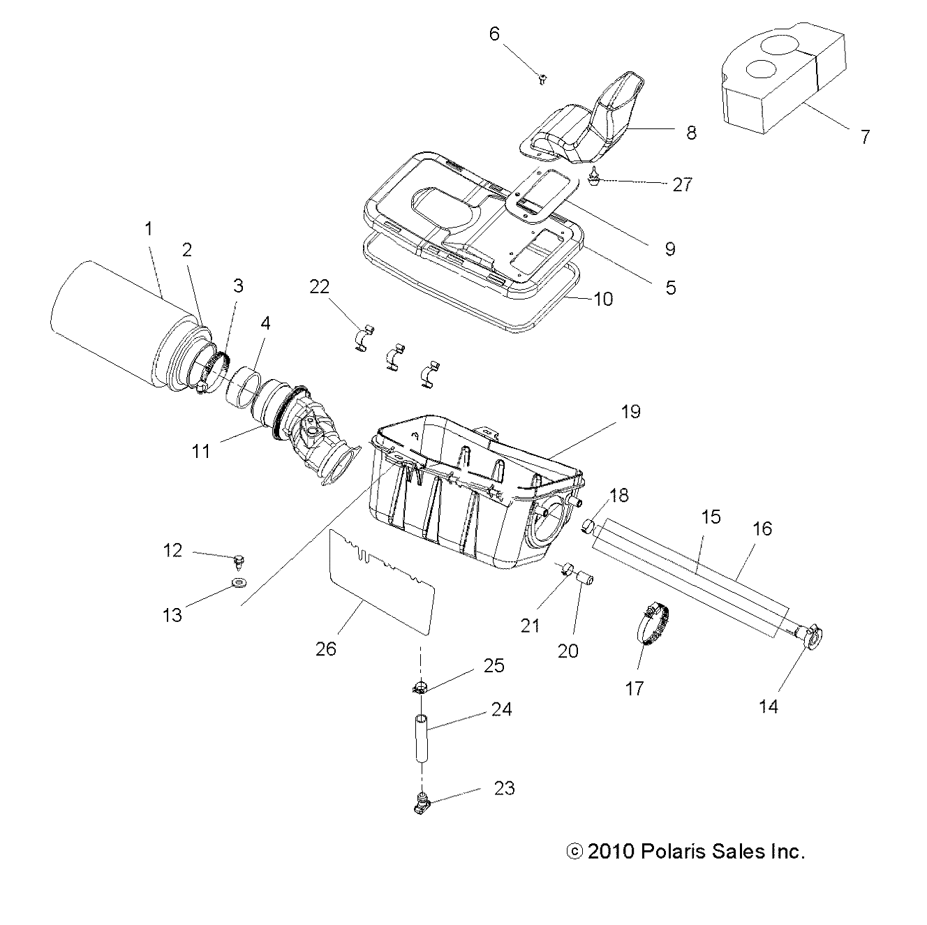 Part Number : 5438625 AIR INLET DUCT  TWIN