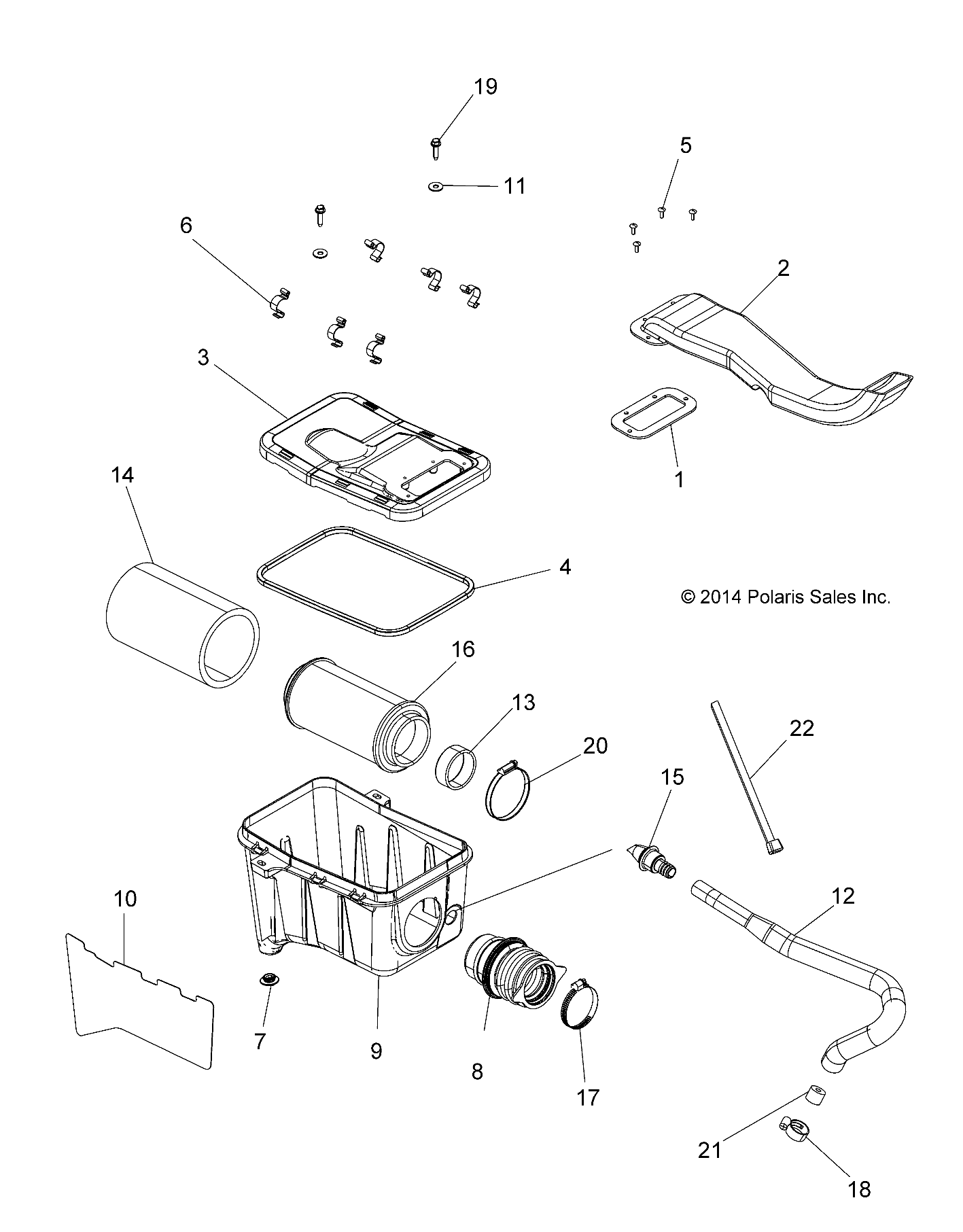 Part Number : 5415034 ENGINE BOOT INTAKE