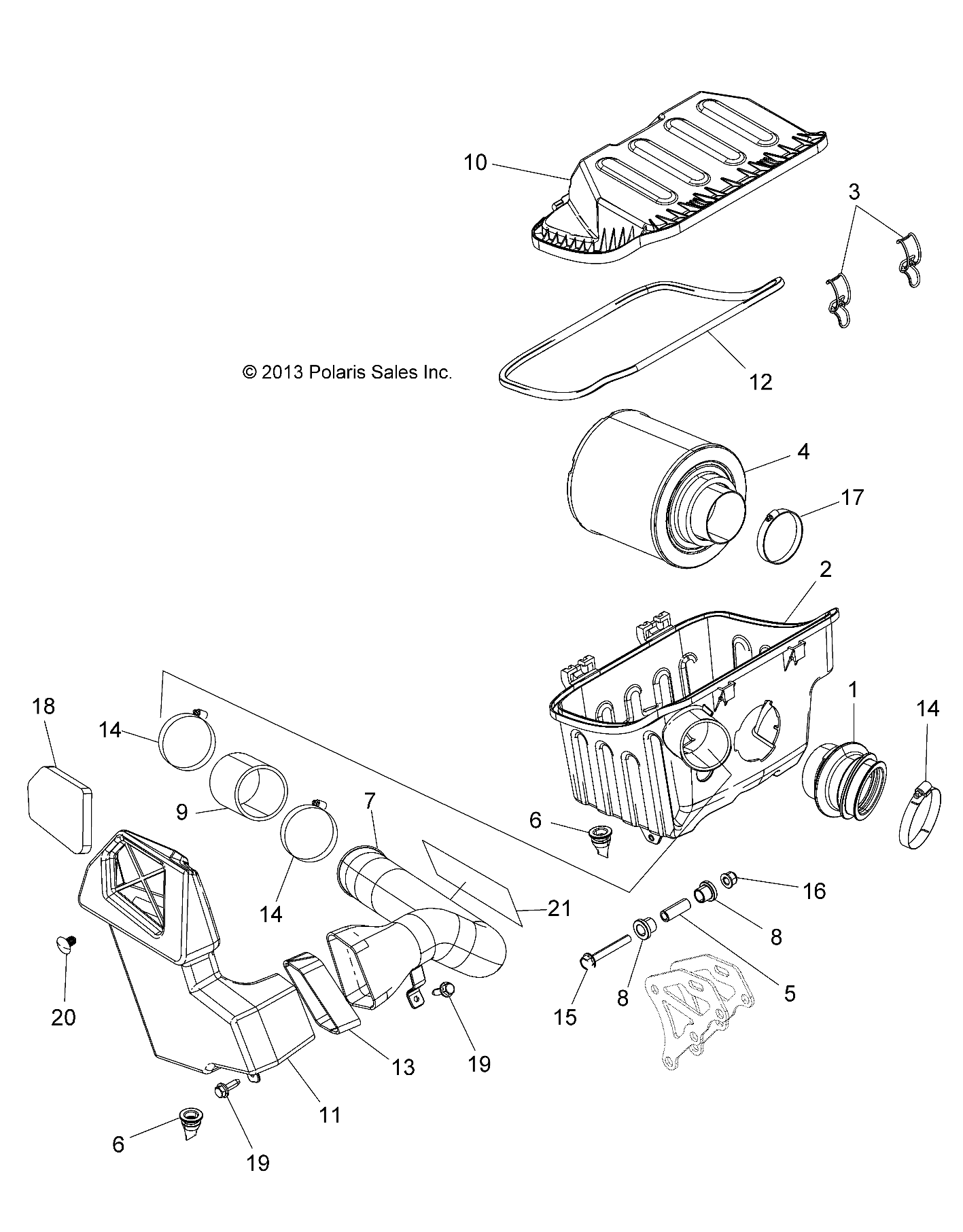 Part Number : 5414742 BOOT-ENGINE INTAKE