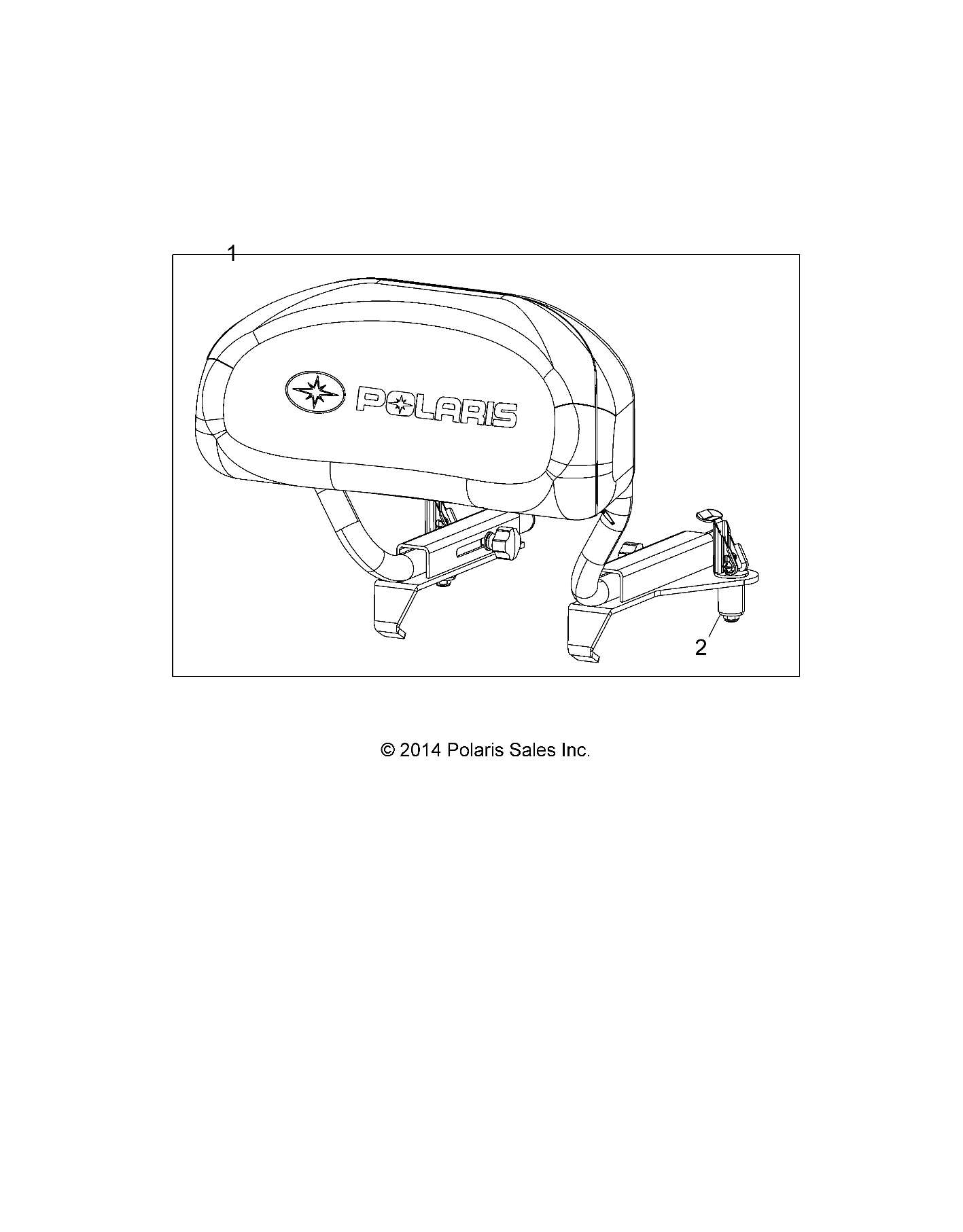 Foto diagrama Polaris que contem a peça 2879887