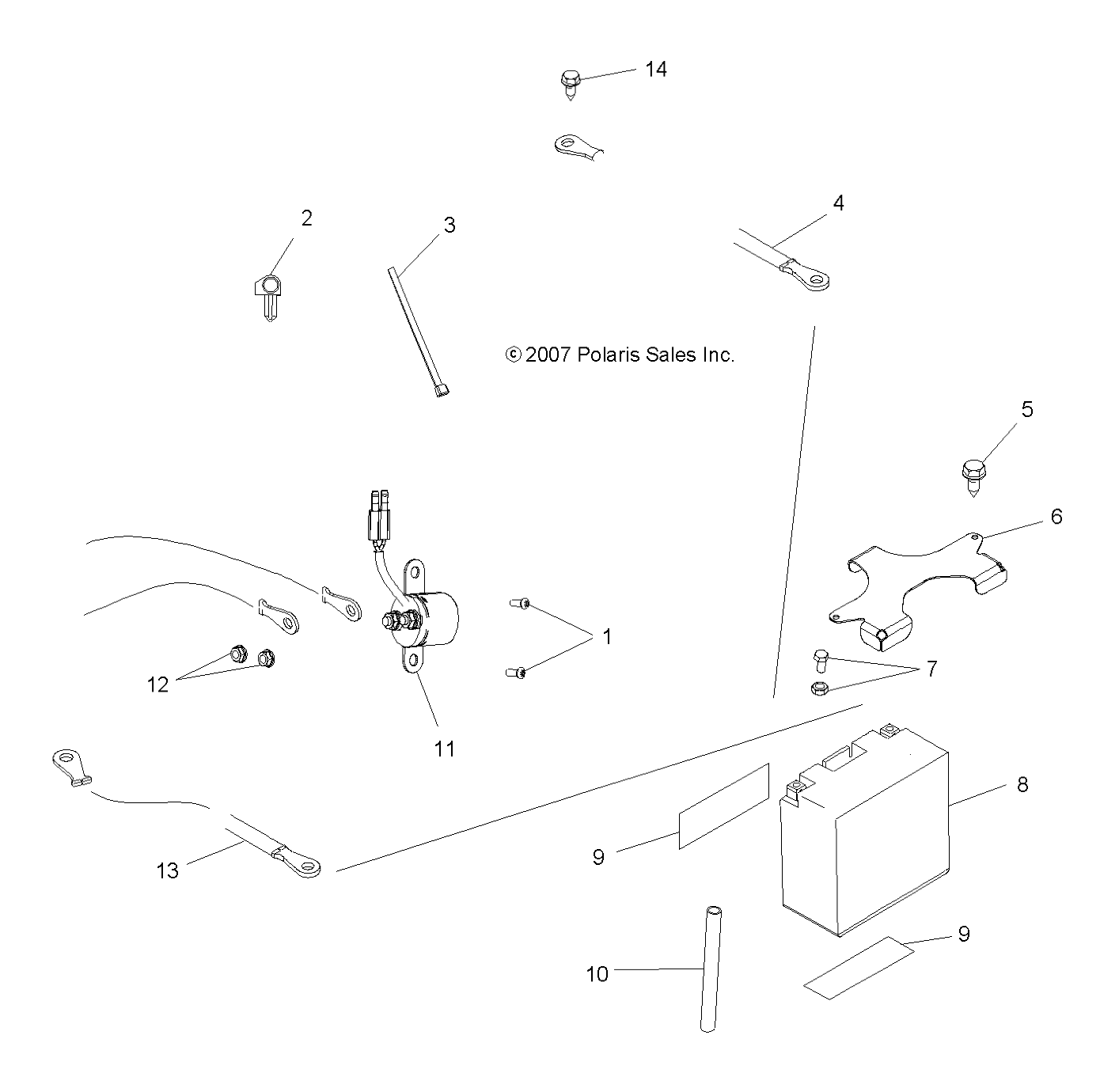 Part Number : 4012013 STARTER SOLENOID