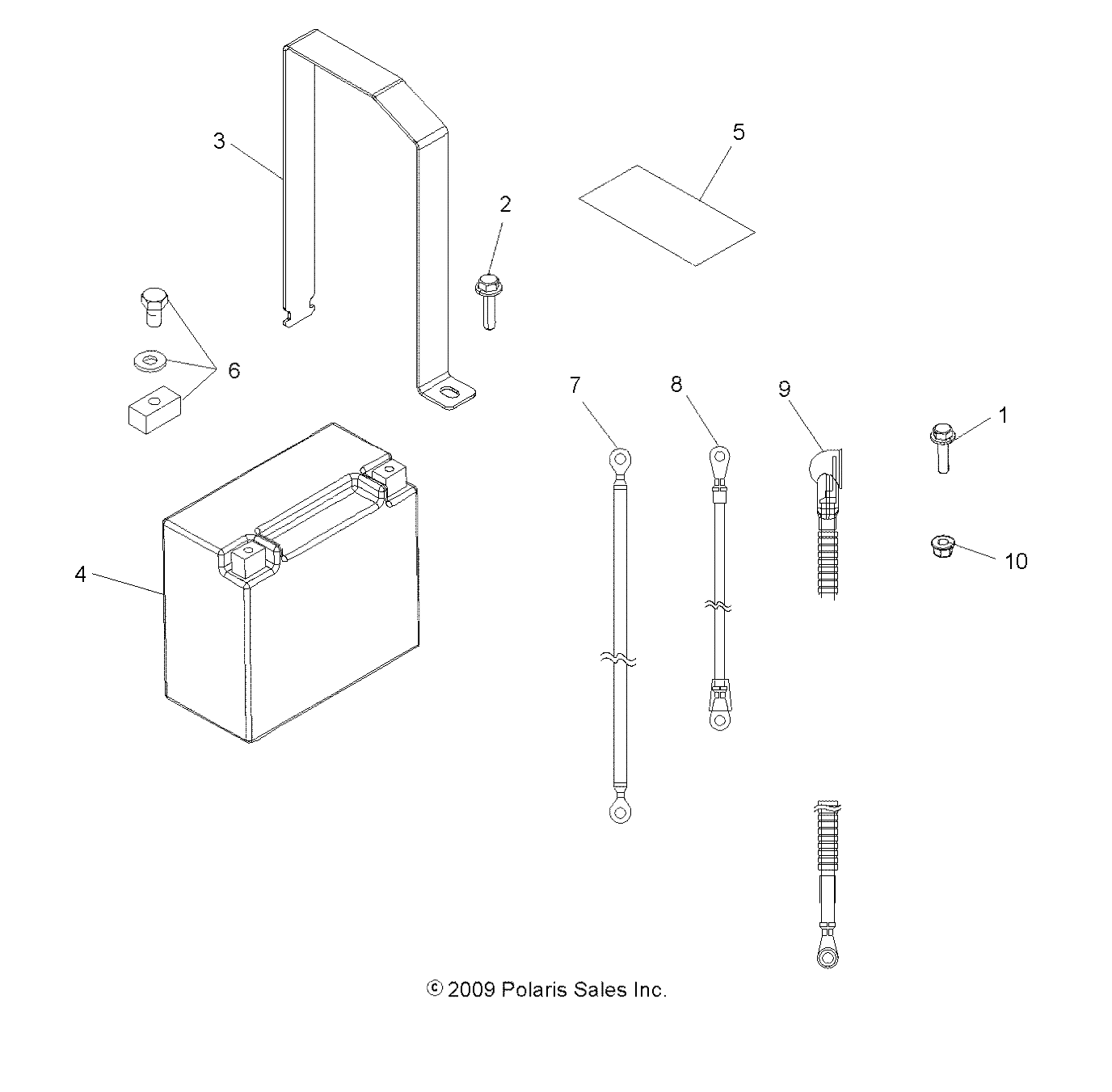 Part Number : 4012477 CABLE-BATTERY/SOLENOID