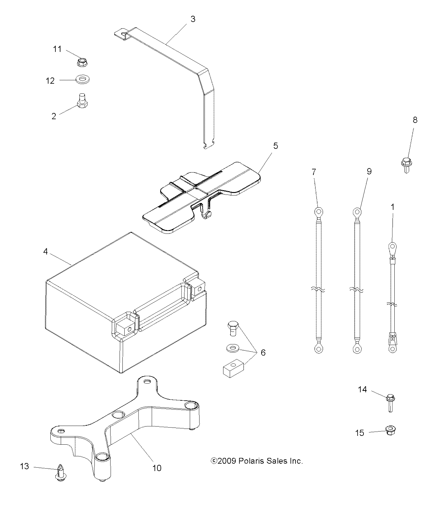 Part Number : 4012710 SOLENOID BATTERY CABLE