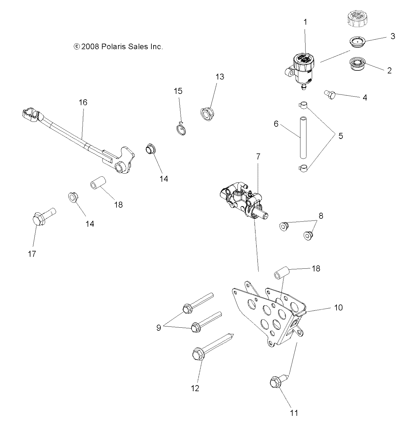 Part Number : 1911347 ASM-MASTER CYL DIRMC 3/4  90