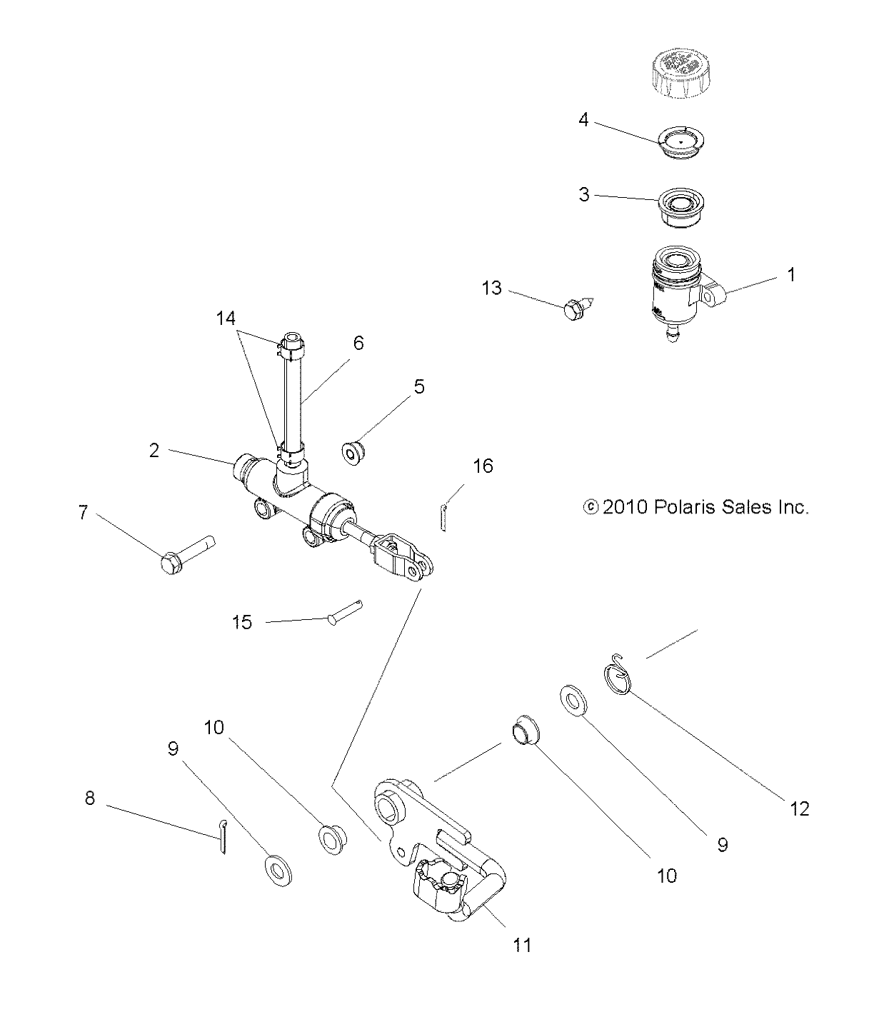 Foto diagrama Polaris que contem a peça 1912301