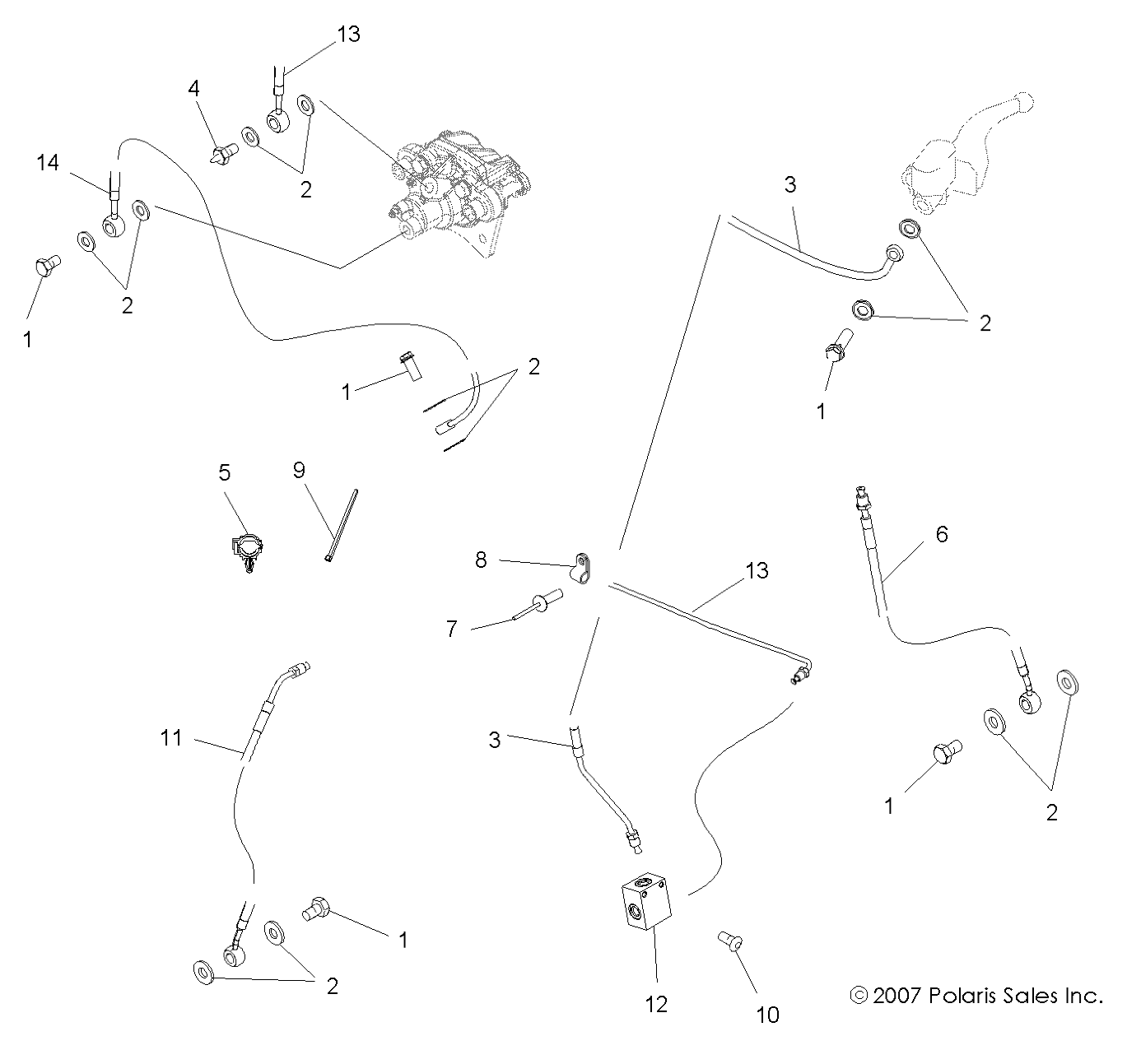 Foto diagrama Polaris que contem a peça 1910769