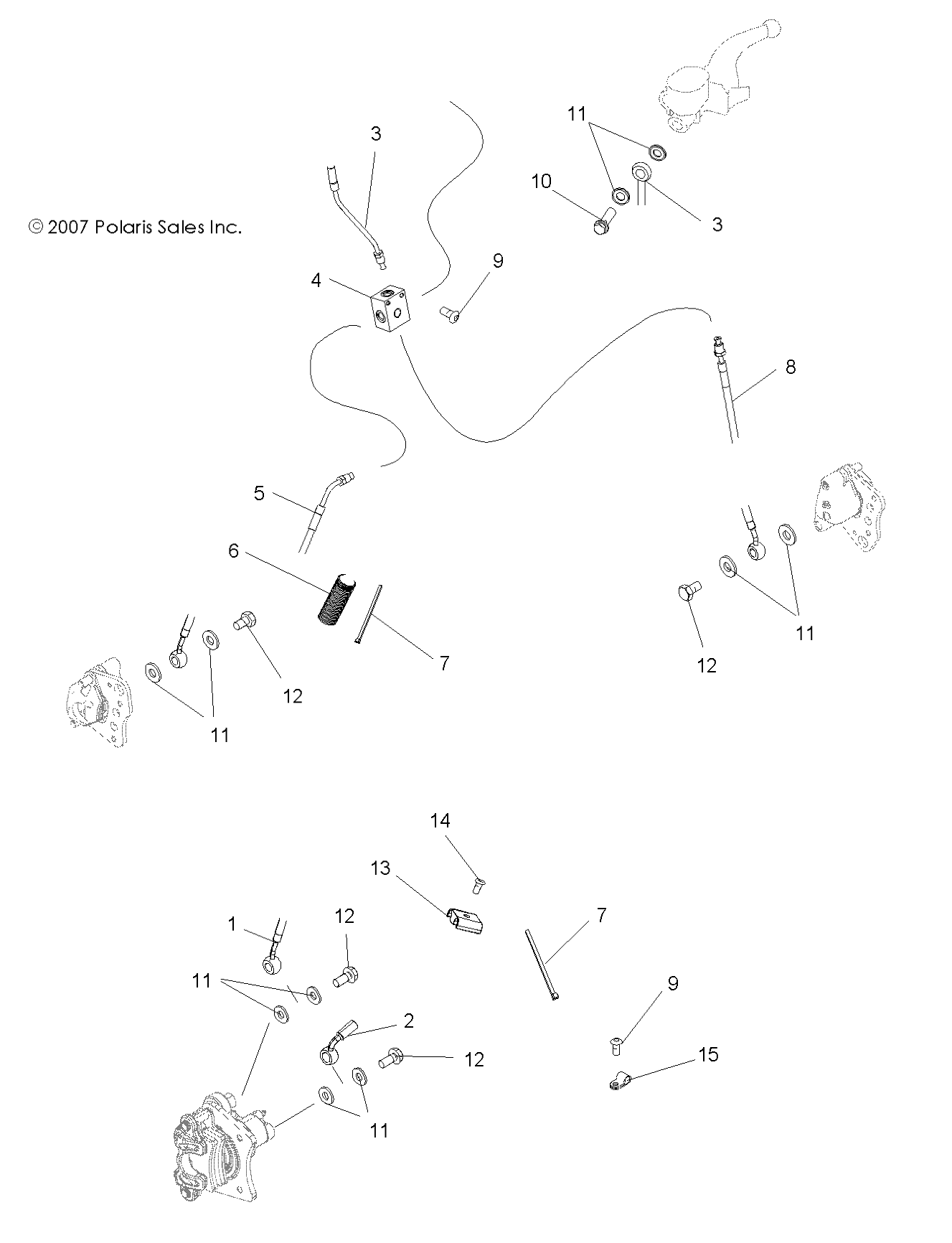 Foto diagrama Polaris que contem a peça 2202644