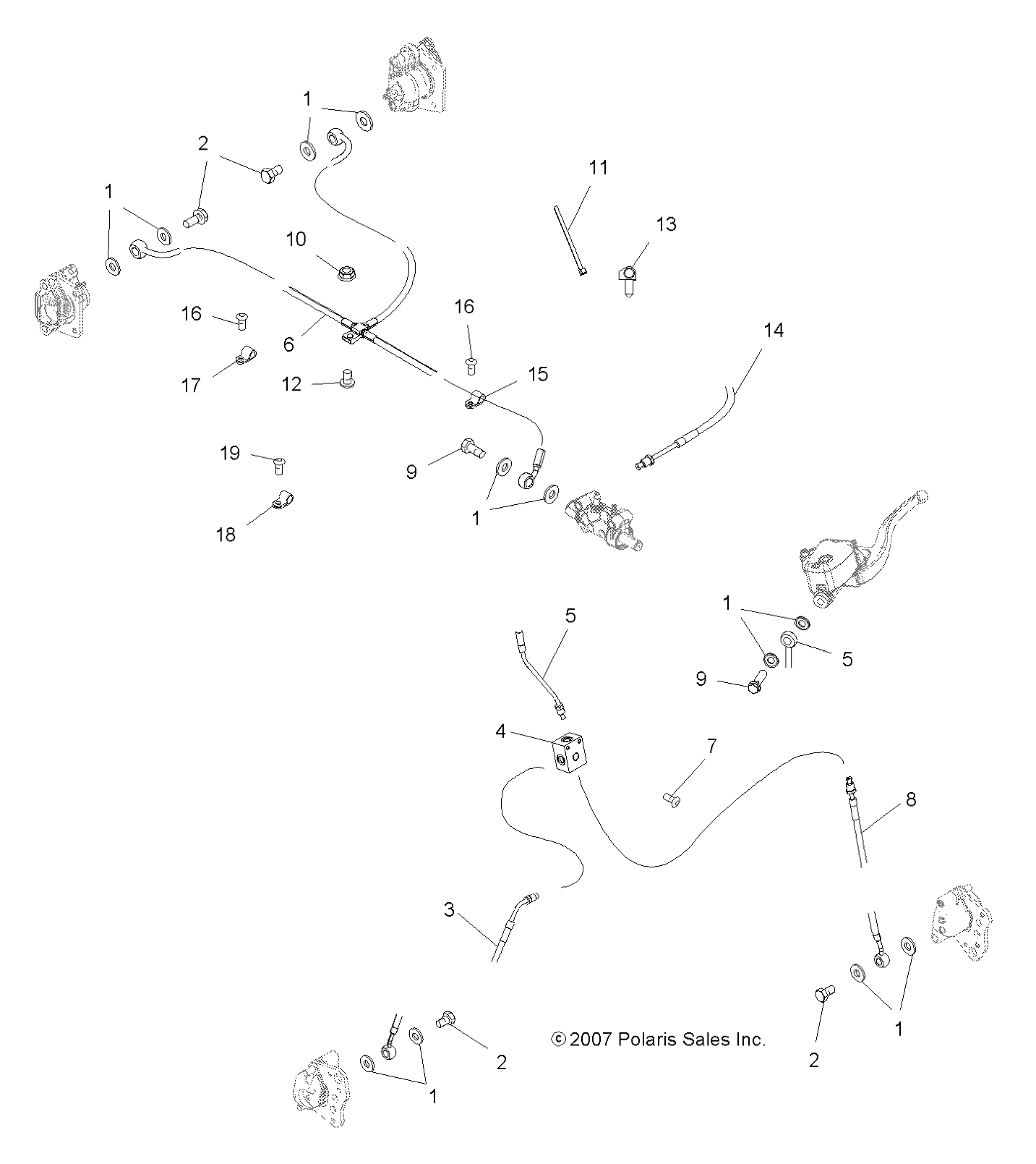 Foto diagrama Polaris que contem a peça 1910979