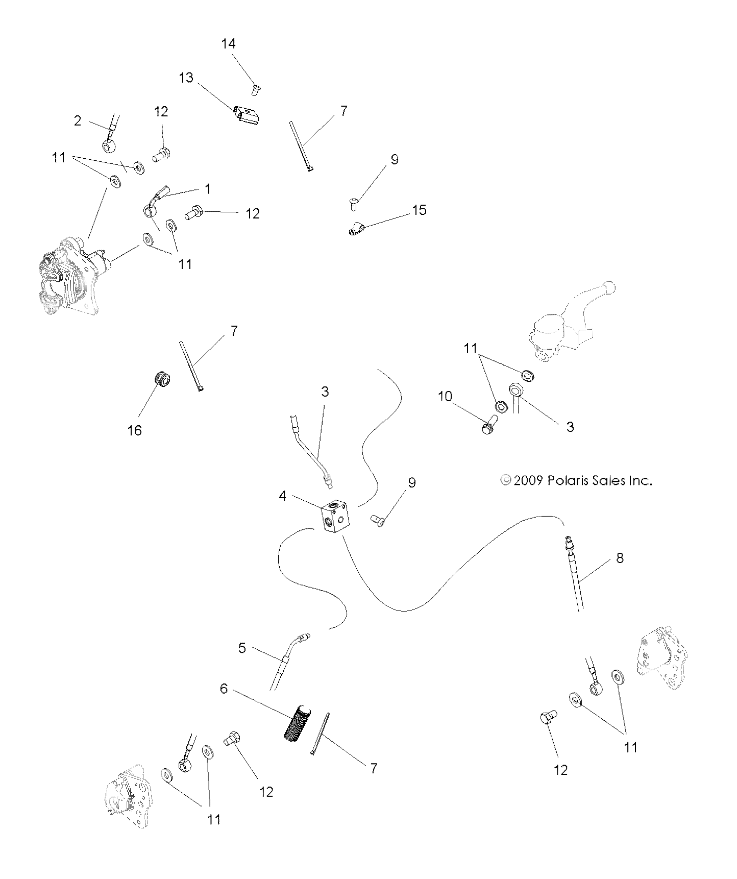 Foto diagrama Polaris que contem a peça 2202708