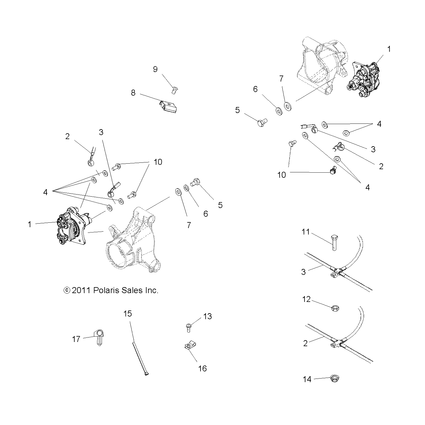 Foto diagrama Polaris que contem a peça 1911179