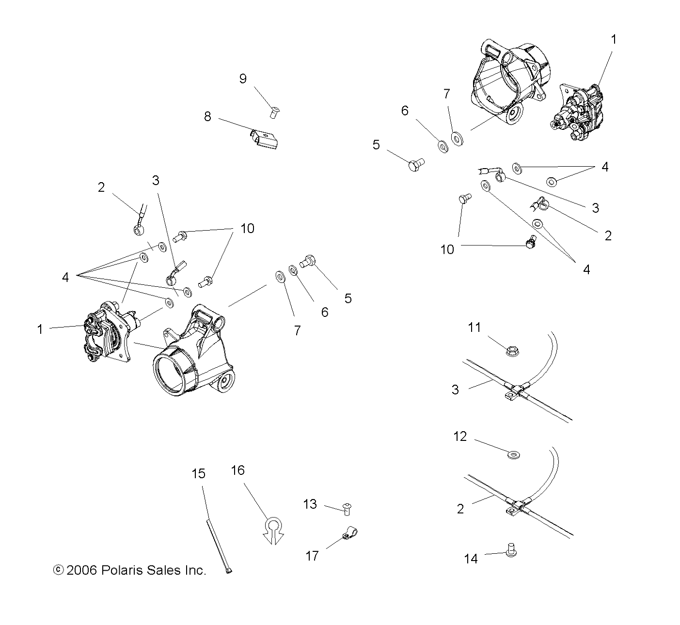 Part Number : 1911138 LINE-BRAKE REAR SERVICE 500INT