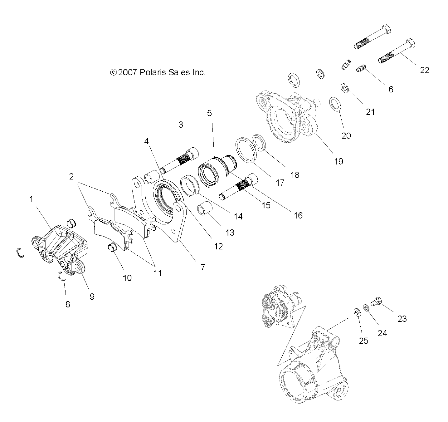 Foto diagrama Polaris que contem a peça 2202414