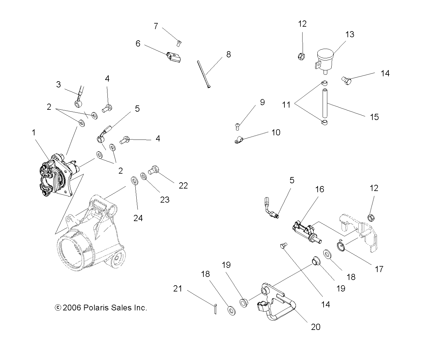 Foto diagrama Polaris que contem a peça 1910760