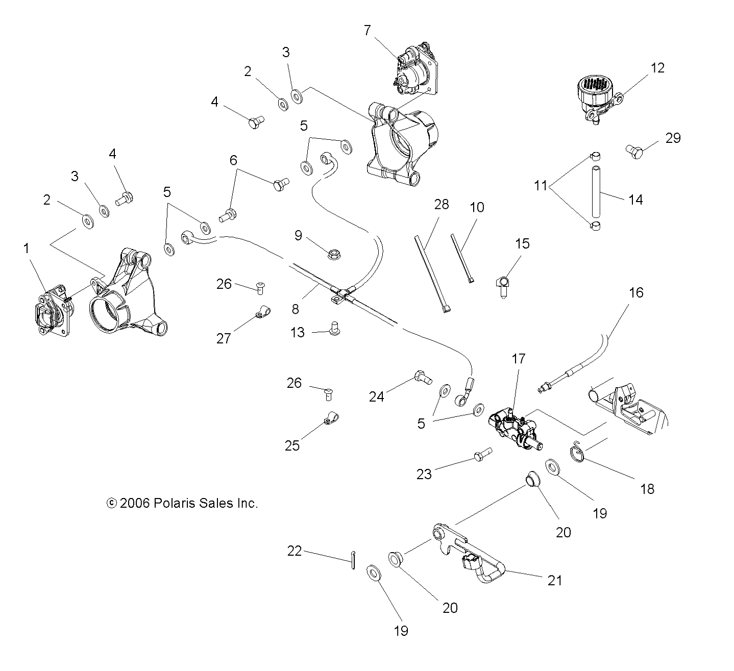 Foto diagrama Polaris que contem a peça 1910982