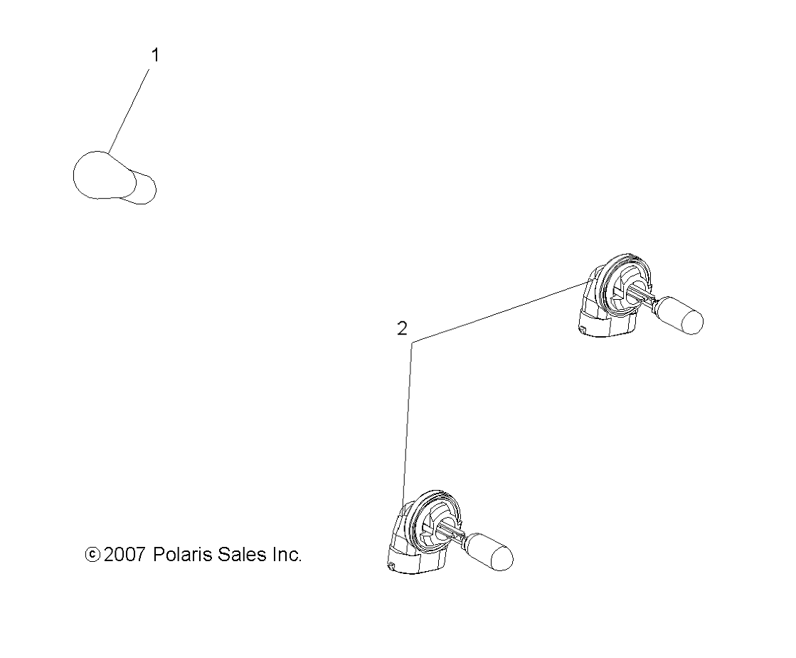 Foto diagrama Polaris que contem a peça 4030061