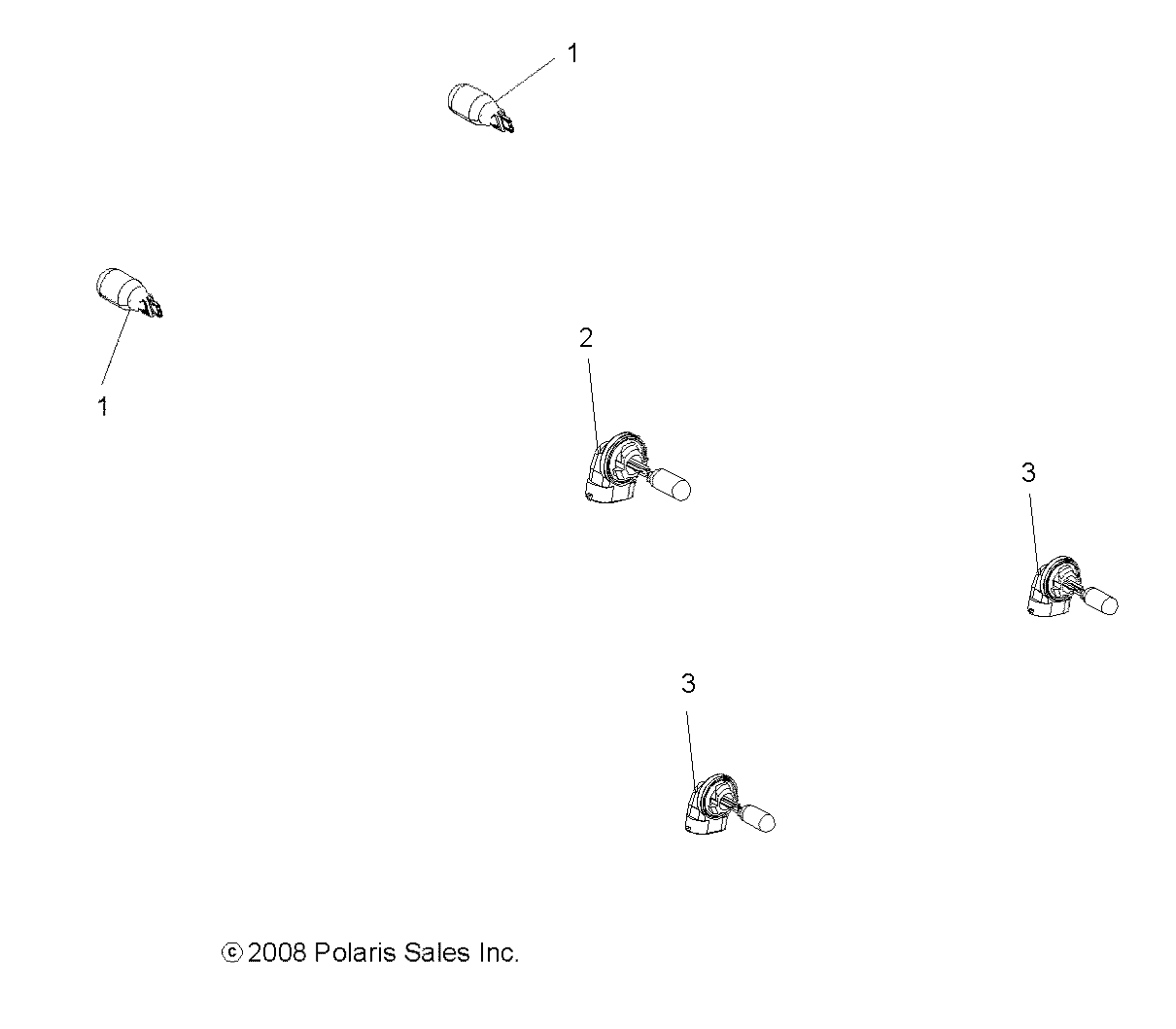 Foto diagrama Polaris que contem a peça 4030059