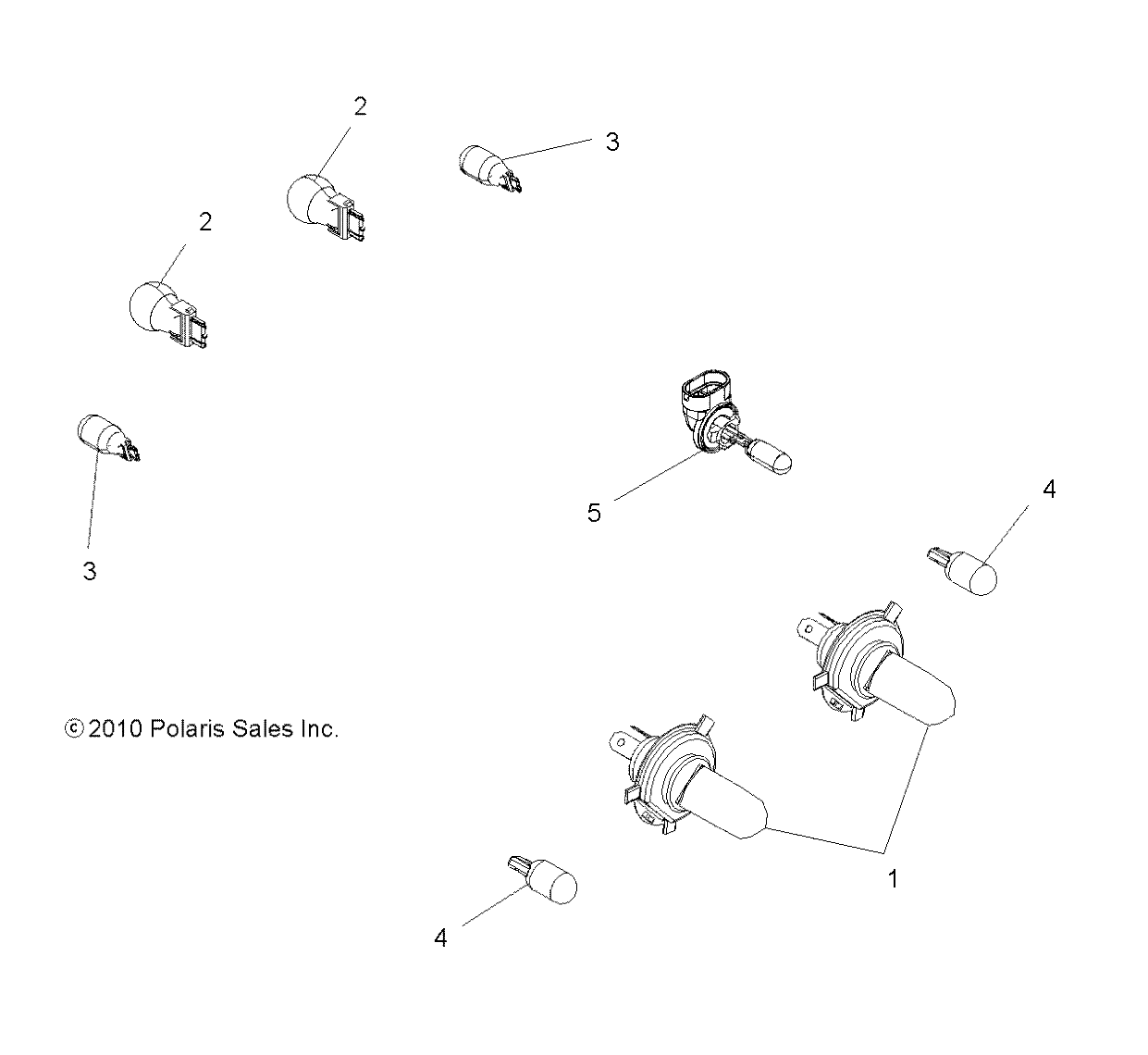 Foto diagrama Polaris que contem a peça 4011064