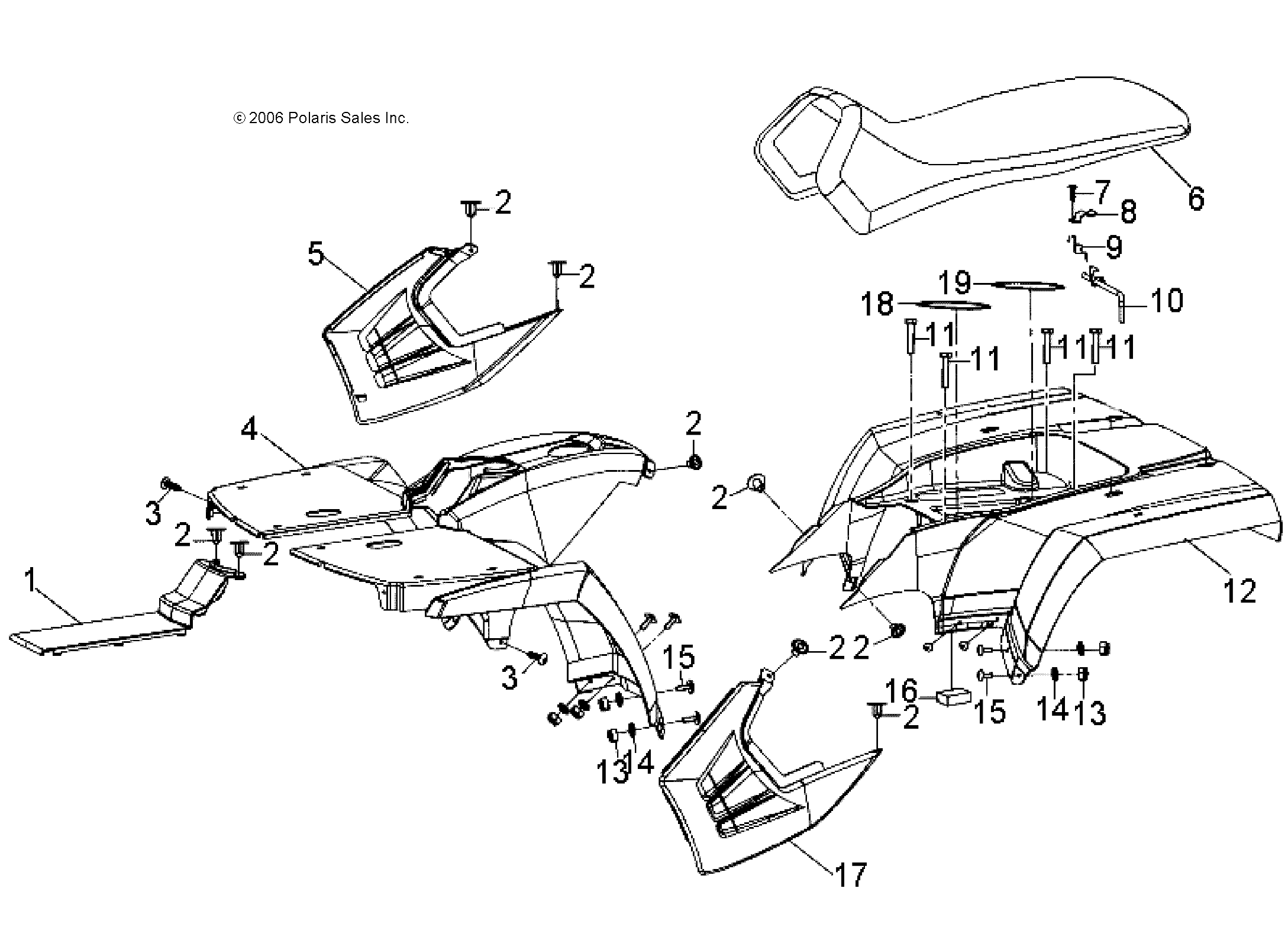 Part Number : 0453340-293 CAB-FRT RED