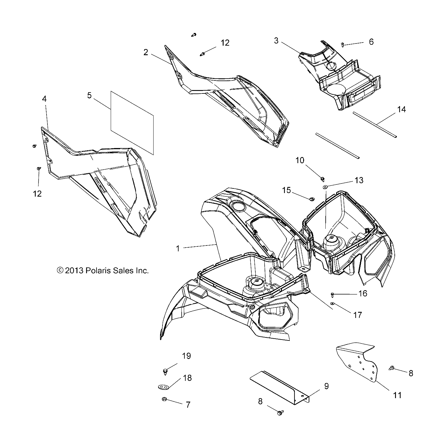 Part Number : 5450530-620 PANEL-SIDE LH BLUE FIRE