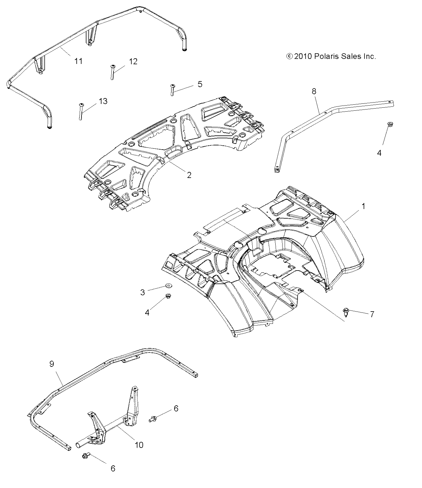 Part Number : 5437734-177 CAB ASSEMBLY  REAR  RIGHT  SPO