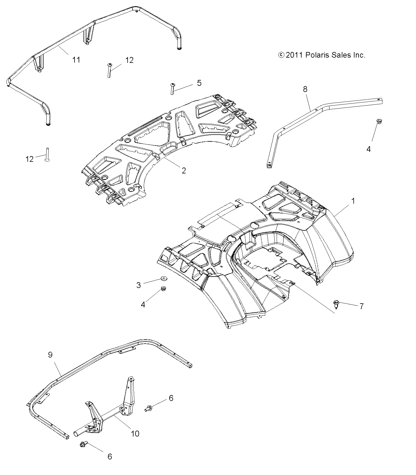 Part Number : 5437734-603 CAB-RR SPM XP PNTD M.METALLIC