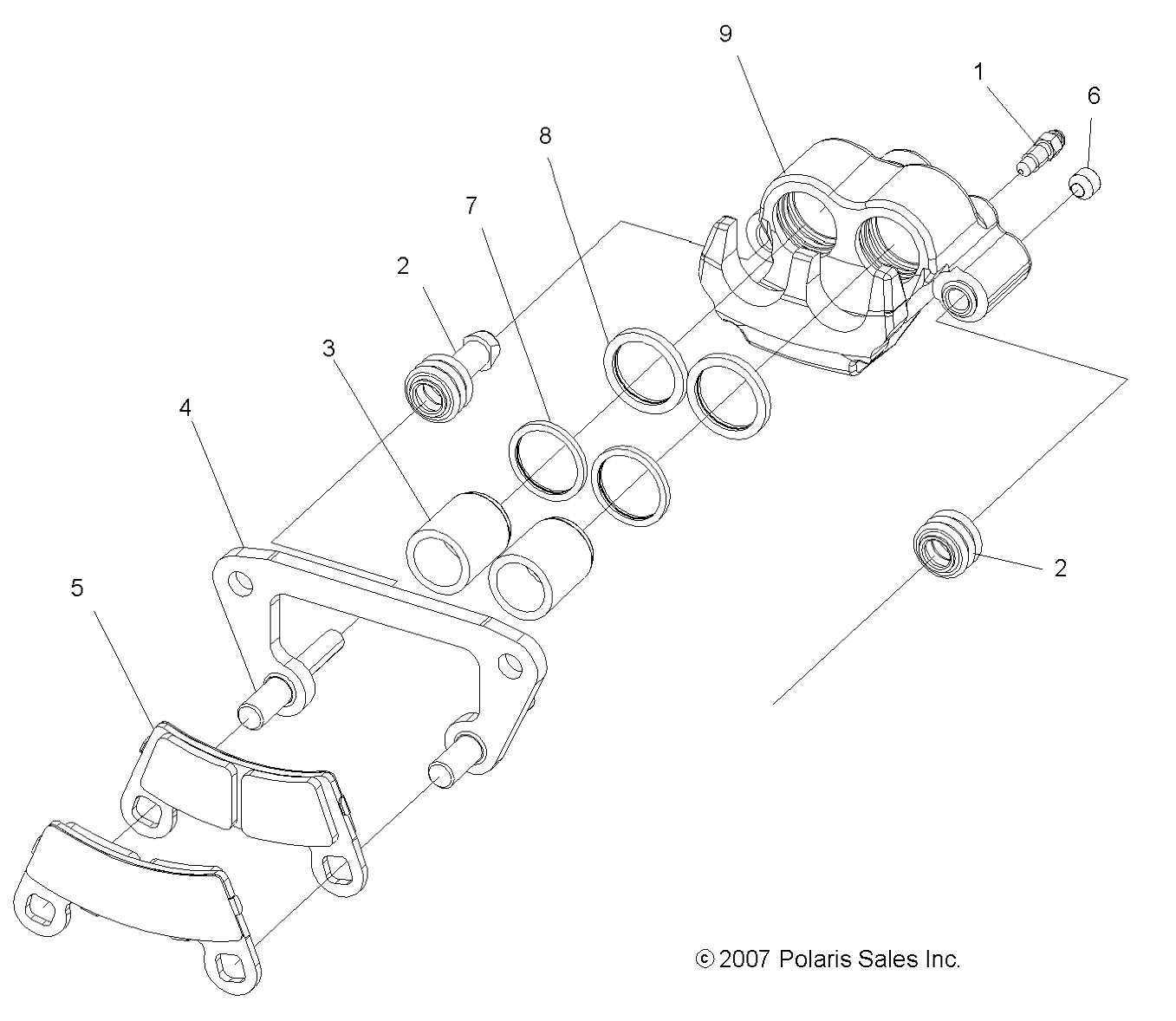 Foto diagrama Polaris que contem a peça 1911188