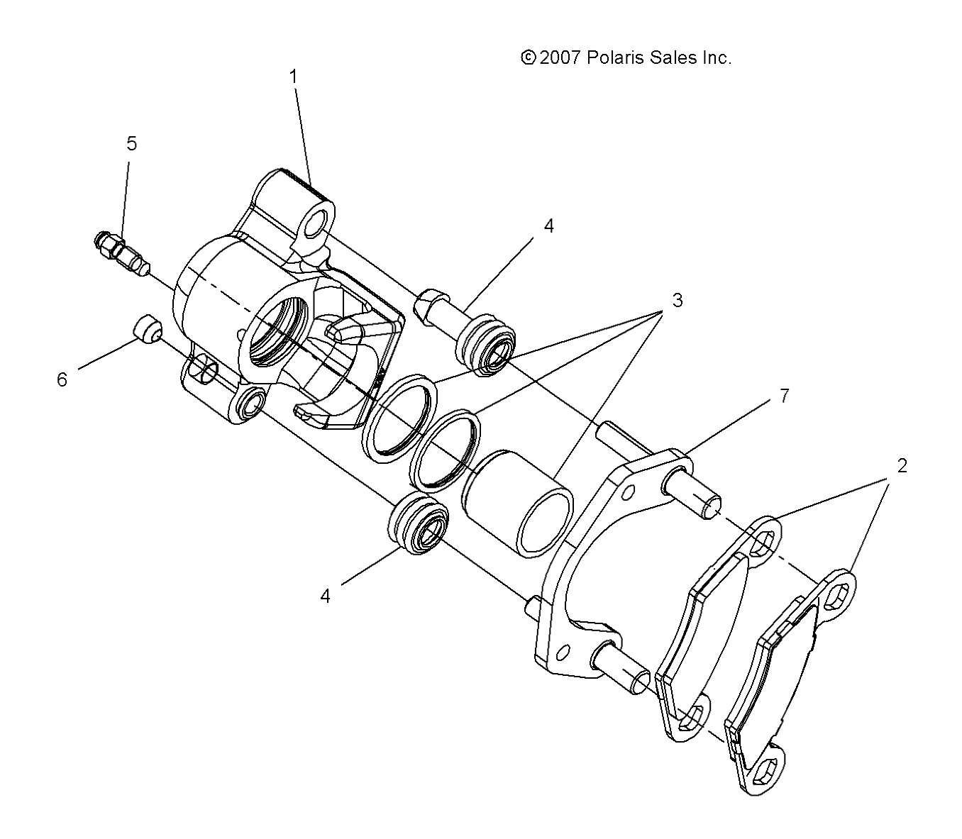 Part Number : 2203452 BRAKE PAD KIT  GEM