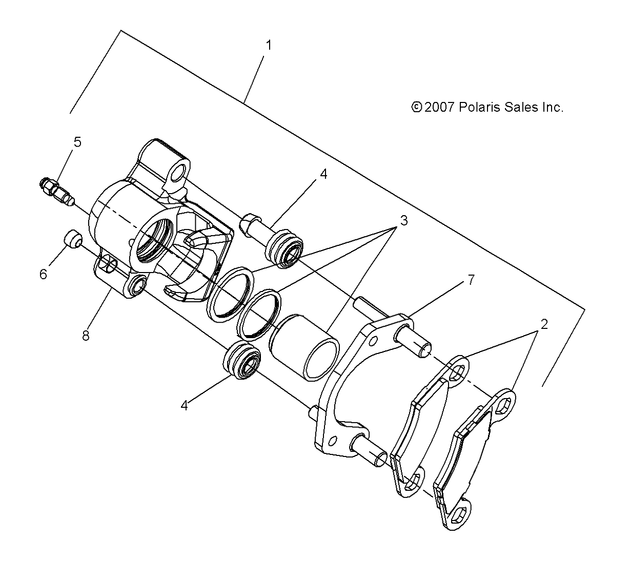 Part Number : 2203792 BRAKE PAD KIT