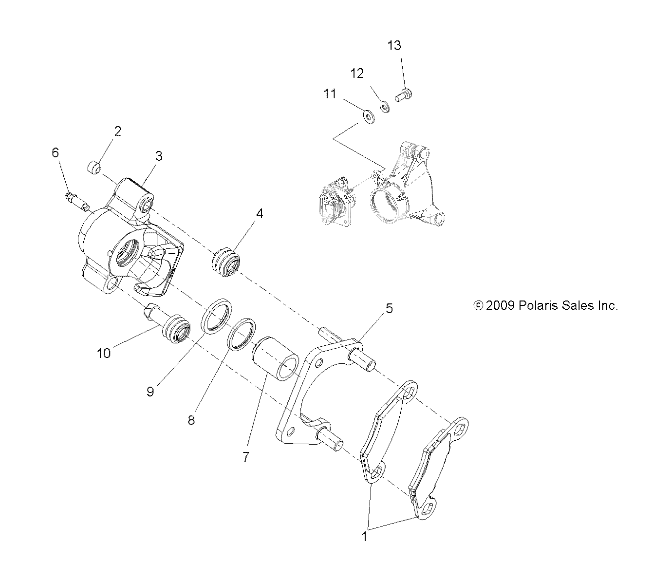 Foto diagrama Polaris que contem a peça 1910802