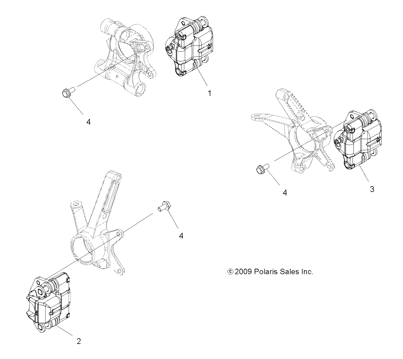 Foto diagrama Polaris que contem a peça 1911542