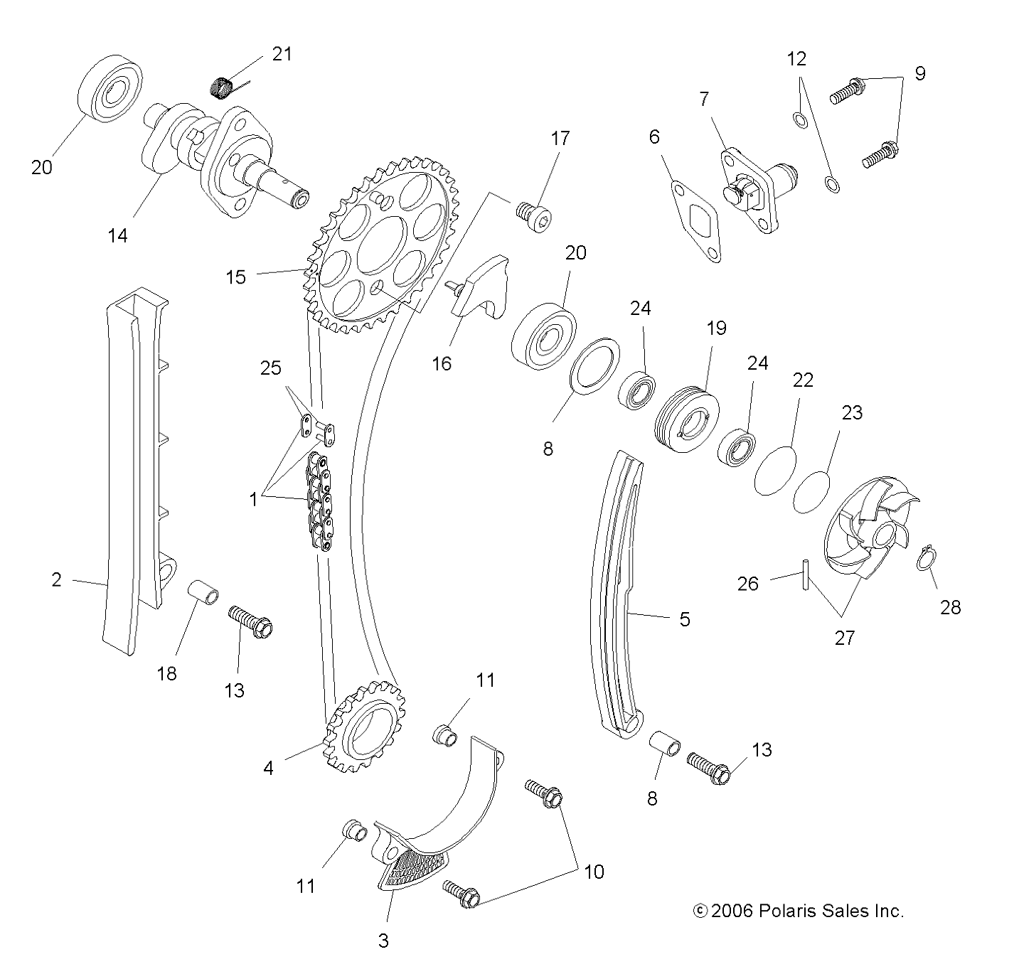 Part Number : 3222167 CAM CHAIN CONNECTOR LINK