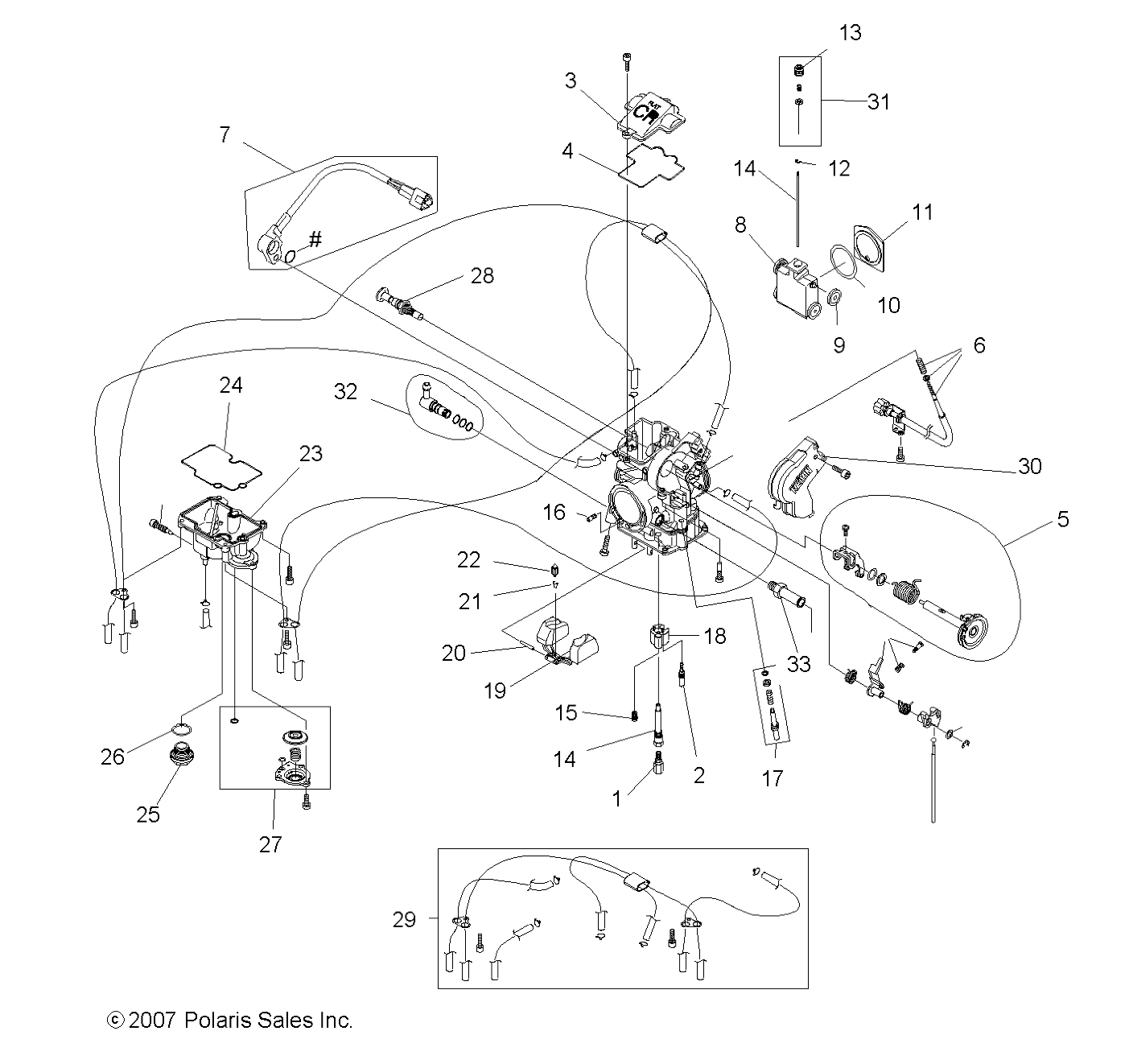 Foto diagrama Polaris que contem a peça 2203522