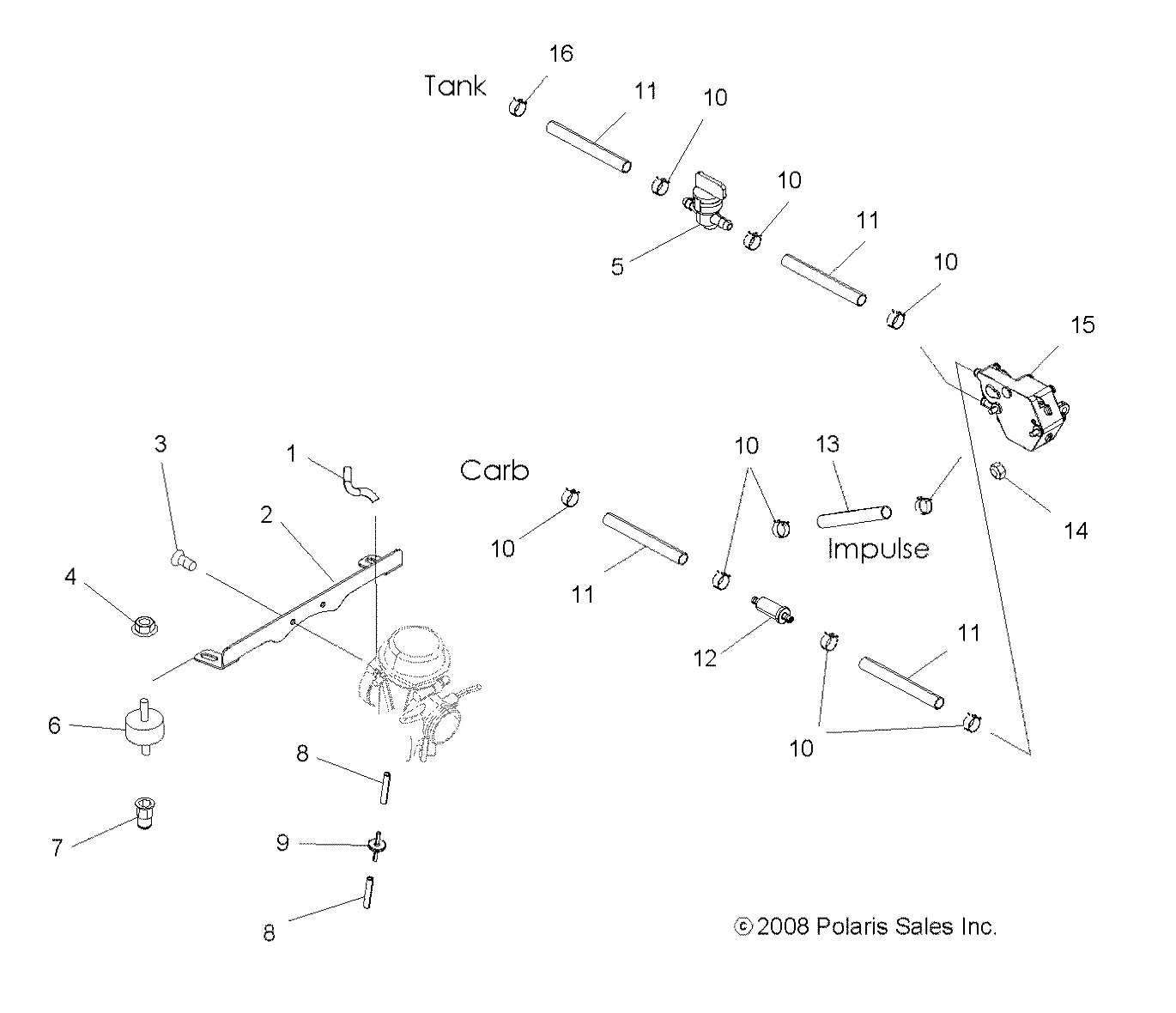 Foto diagrama Polaris que contem a peça 5247155