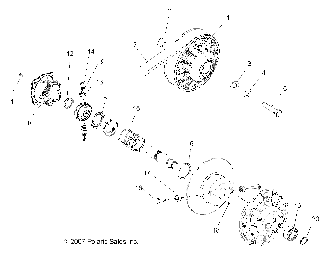 Part Number : 1322751 CLUTCH ASSEMBLY  DRIVEN  EBS