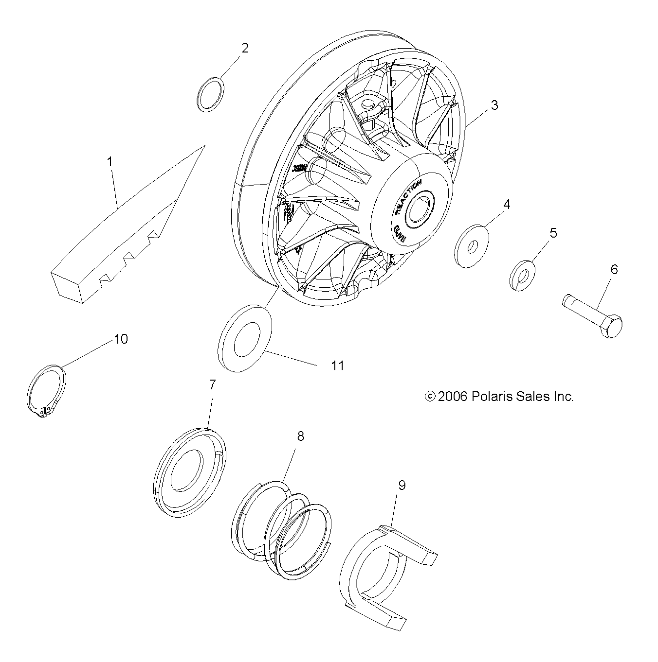 Foto diagrama Polaris que contem a peça 3234194