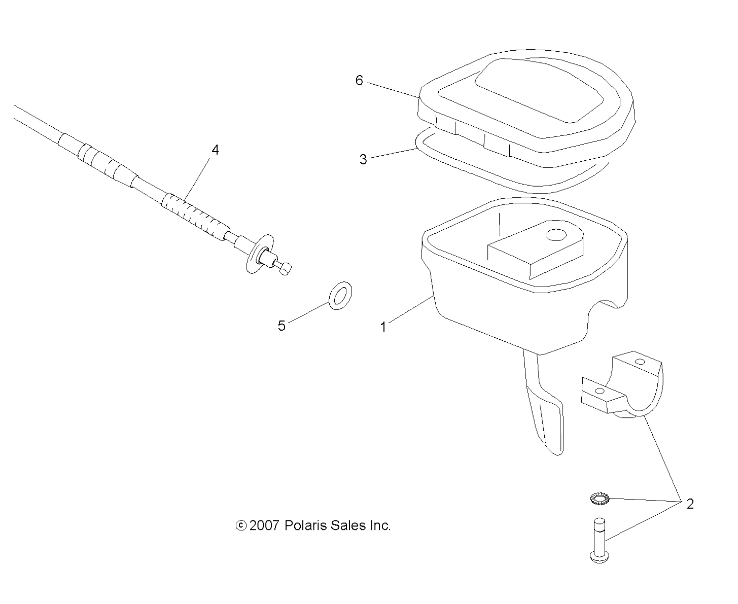 Part Number : 2010335 THROTTLE CONTROL ASSEMBLY  2 X