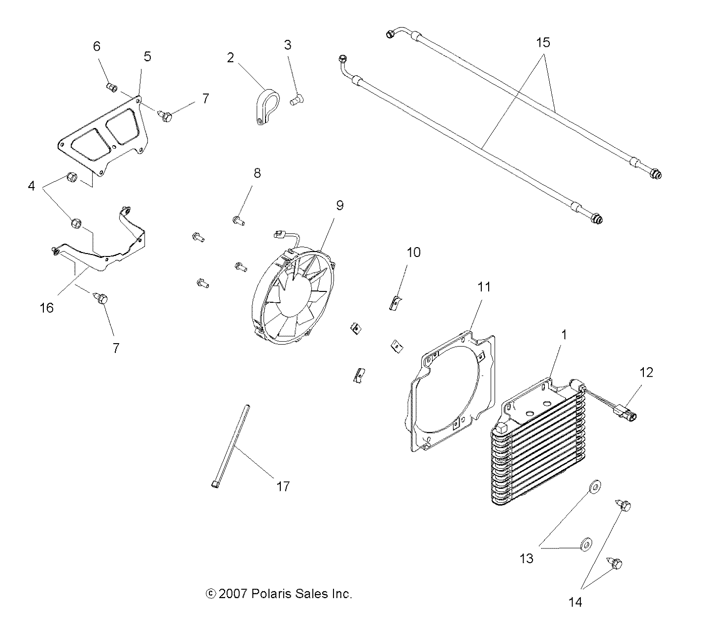 Part Number : 2204030 OIL HOSE KIT  330