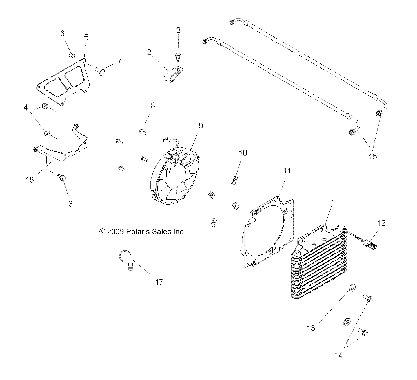 Foto diagrama Polaris que contem a peça 1240191