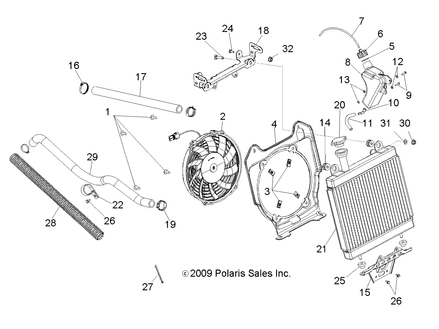 Part Number : 1240505 FAN AND MOTOR ASSEMBLY